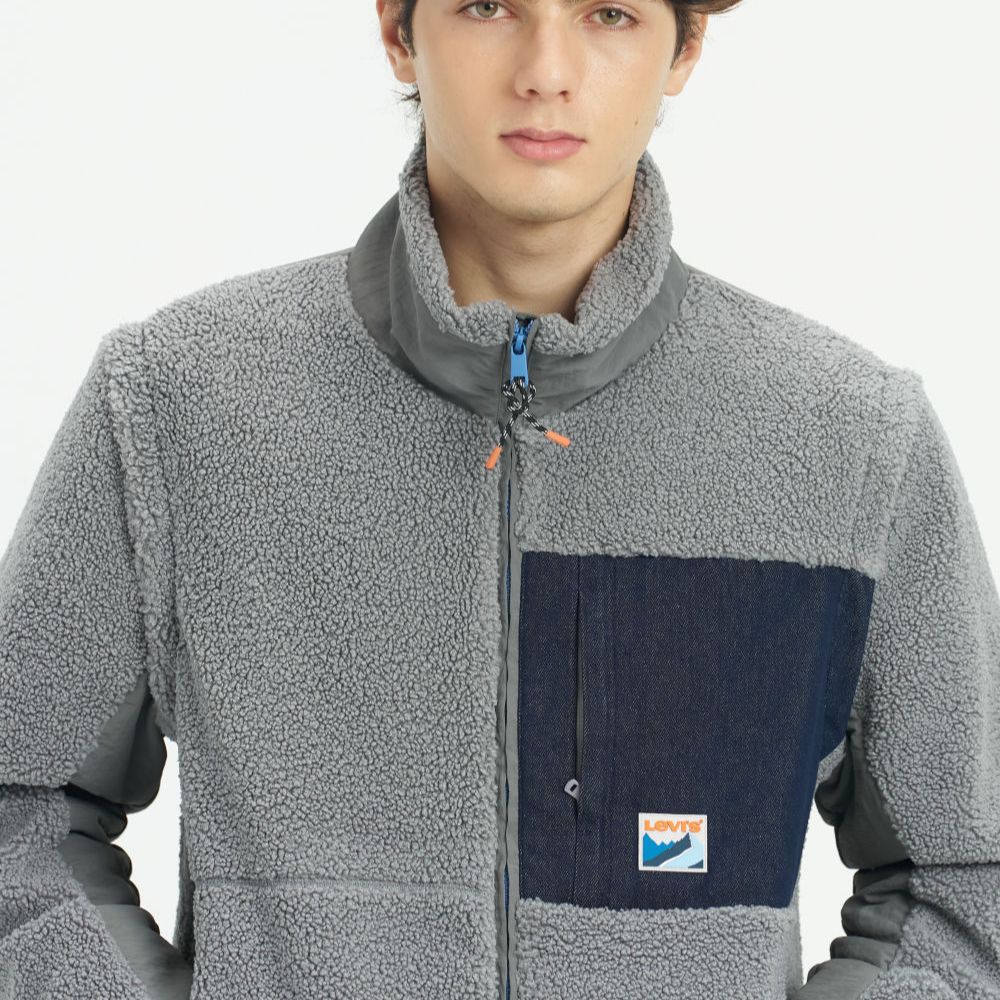 Levi's® Men's lambswool Warm jacket with removable sleeves - 图片 4