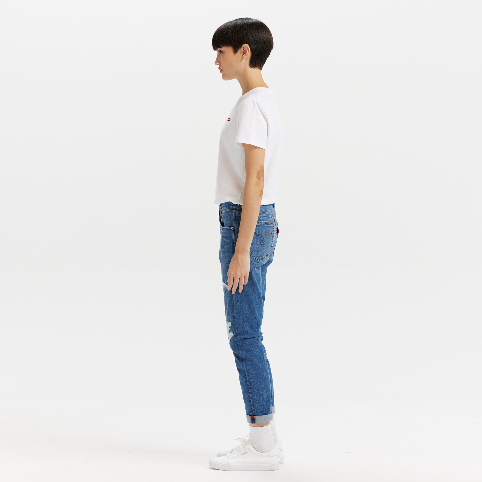Levi's® Women's Boyfriend Mid-Rise Tapered Jeans - 图片 4