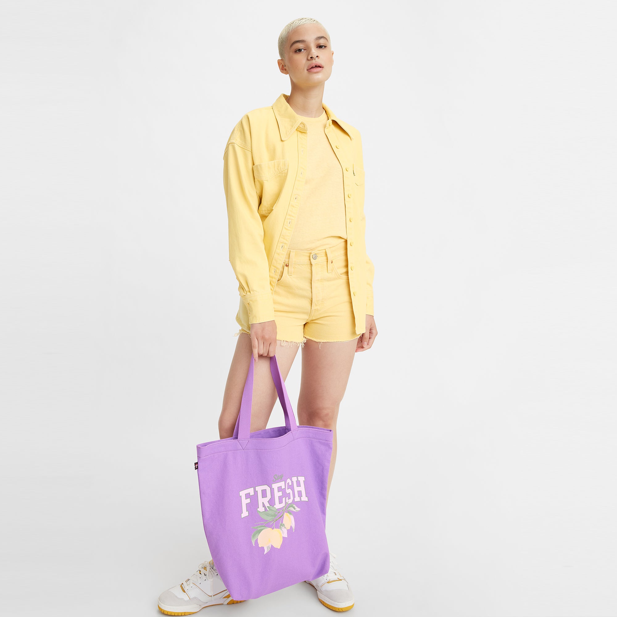 Levi's® Fresh® Women's 501® Original High-Rise Jean Shorts - 图片 5