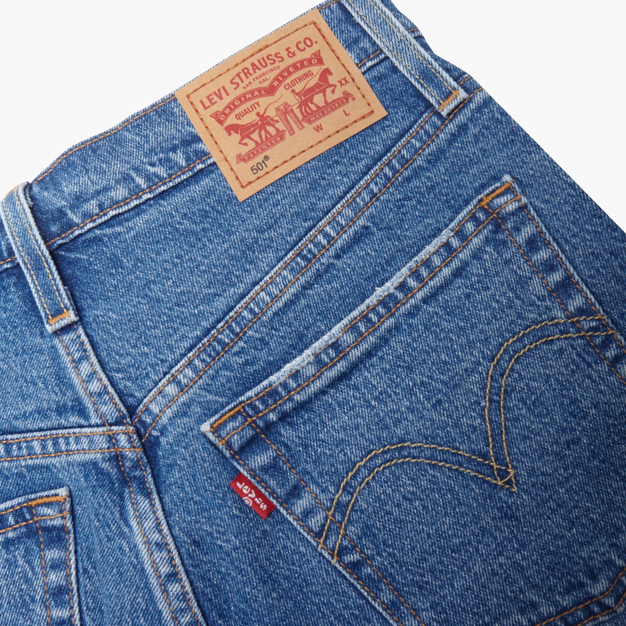 Levi's® Women's 501® Original High-Rise Jean Shorts - 图片 8