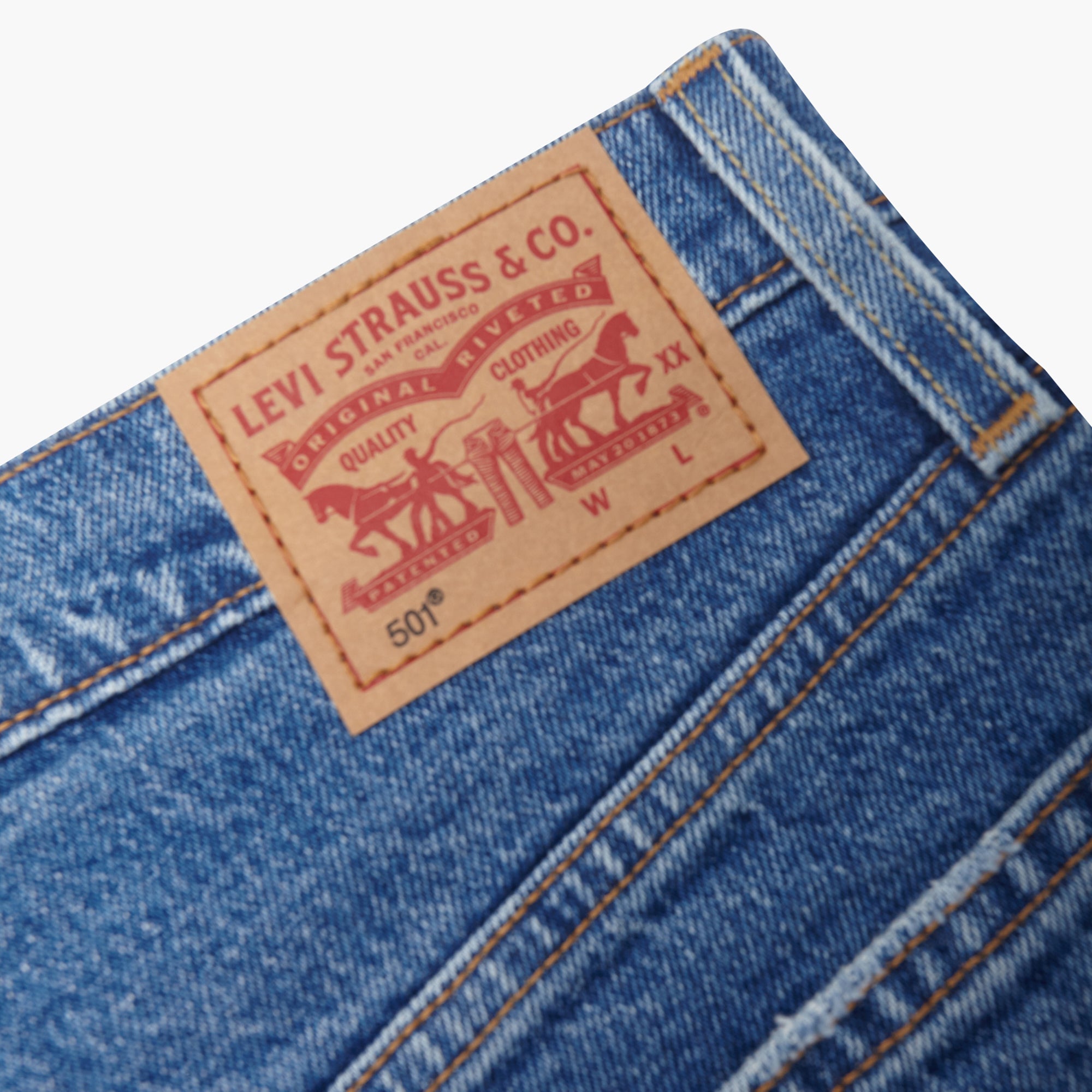 Levi's® Women's 501® Original High-Rise Jean Shorts - 图片 9
