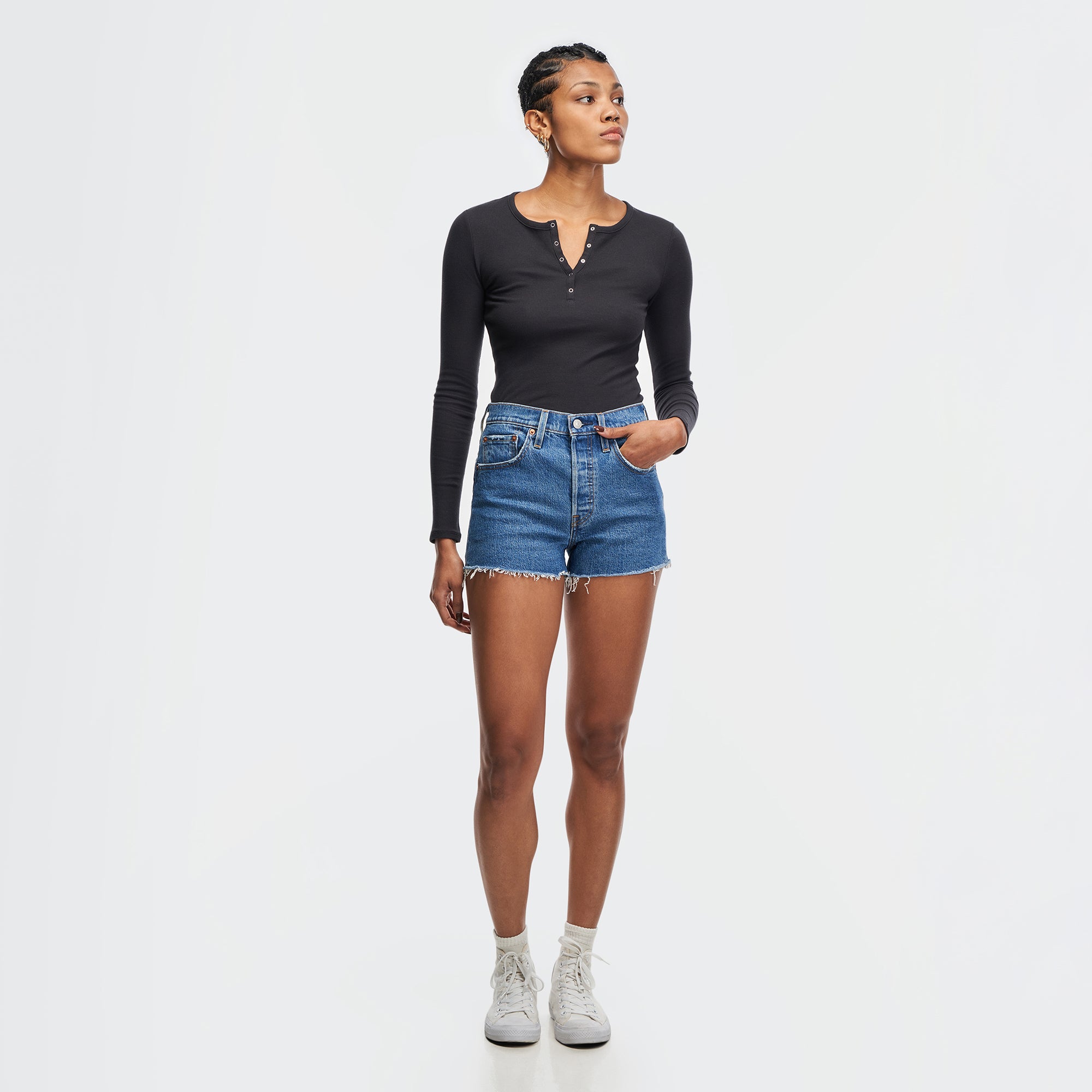 Levi's® Women's 501® Original High-Rise Jean Shorts - 图片 5