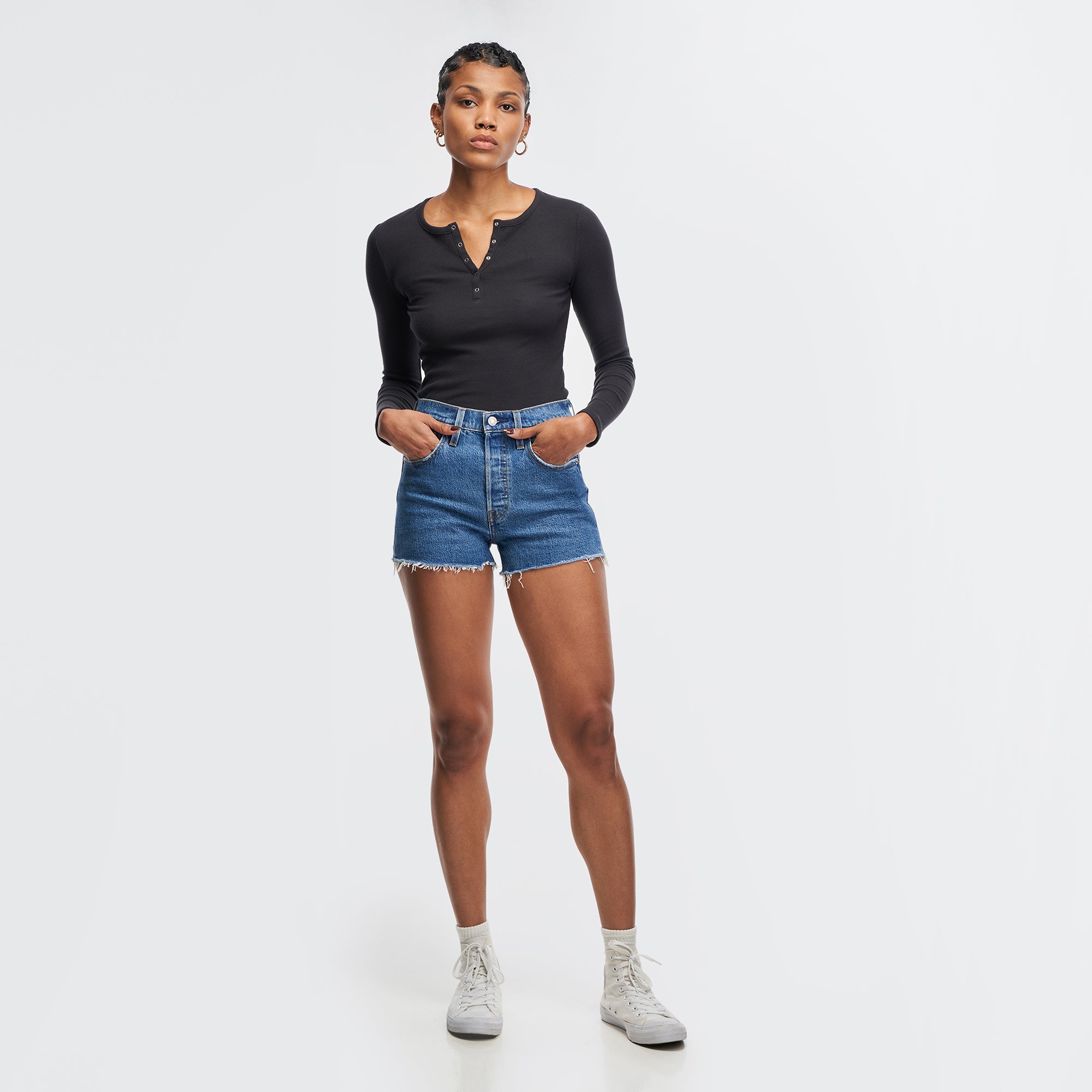 Levi's® Women's 501® Original High-Rise Jean Shorts - 图片 2