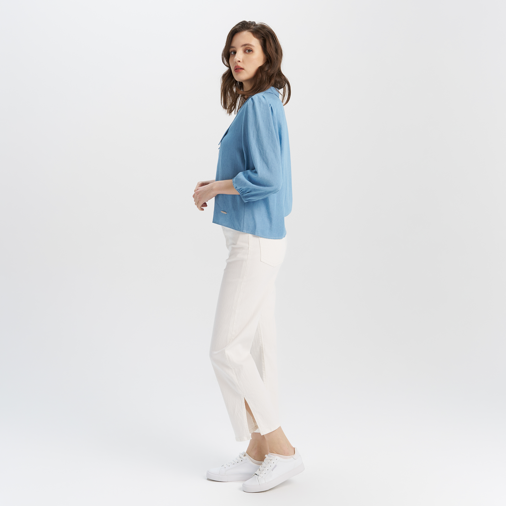 Levi's® Women'sPerformance Cool Ribcage Ultra High Waist Straight Leg Jeans - 图片 4