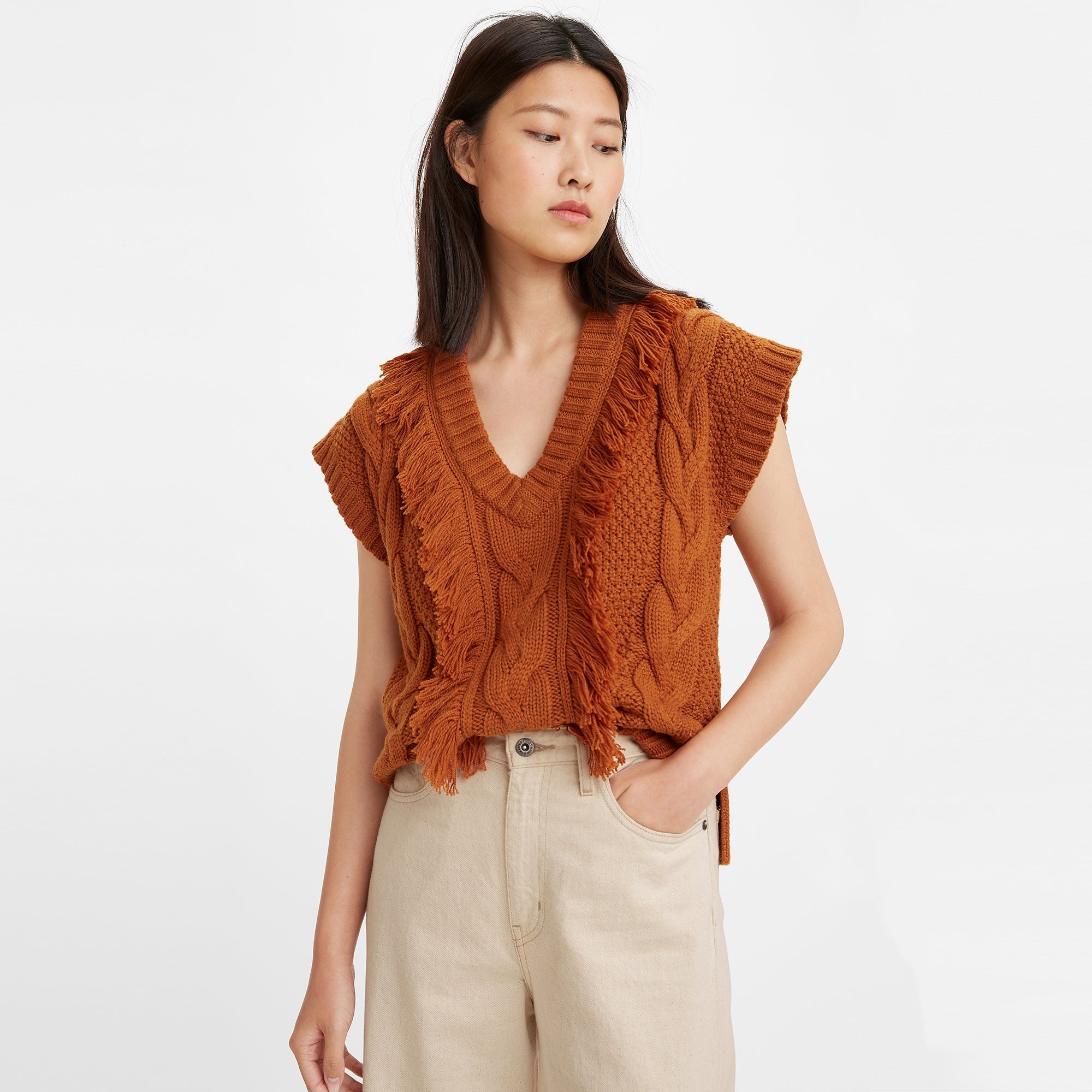 Levi's? Made & Crafted? Women's Sweater Vest - 图片 3