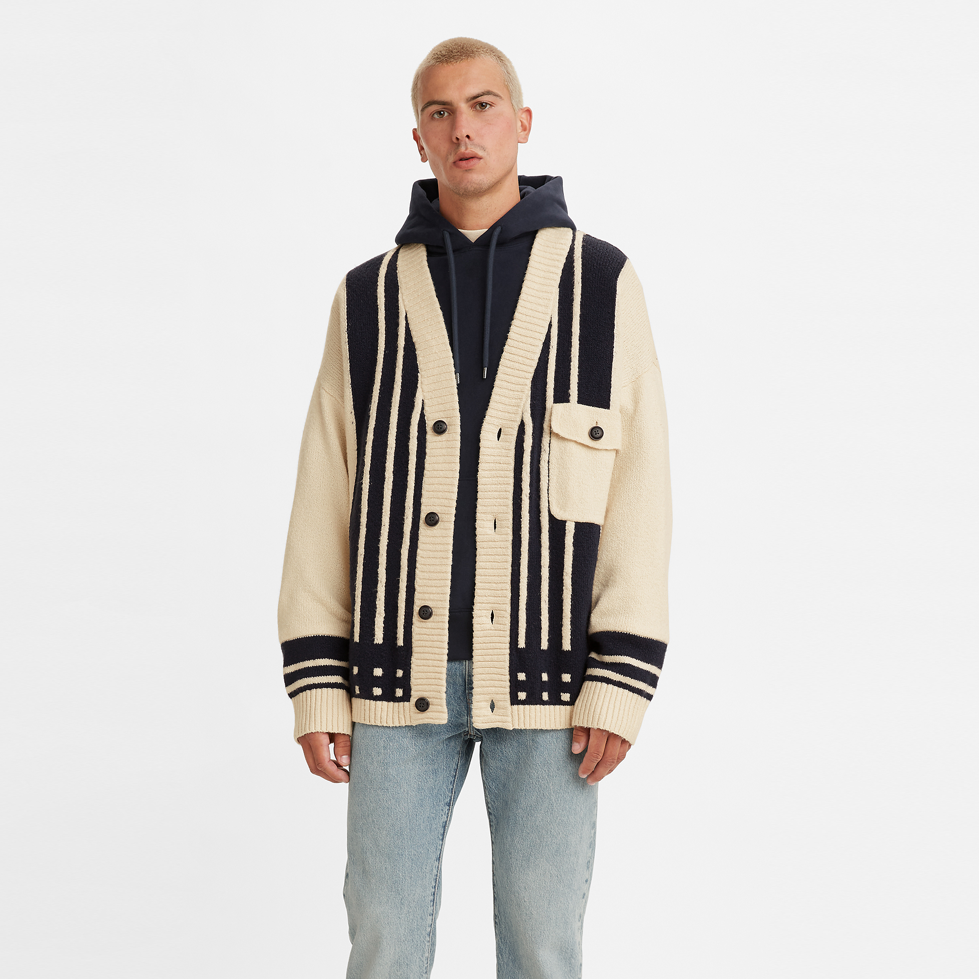 Levi's? Made & Crafted? Men's Throw Over Cardigan Sweater