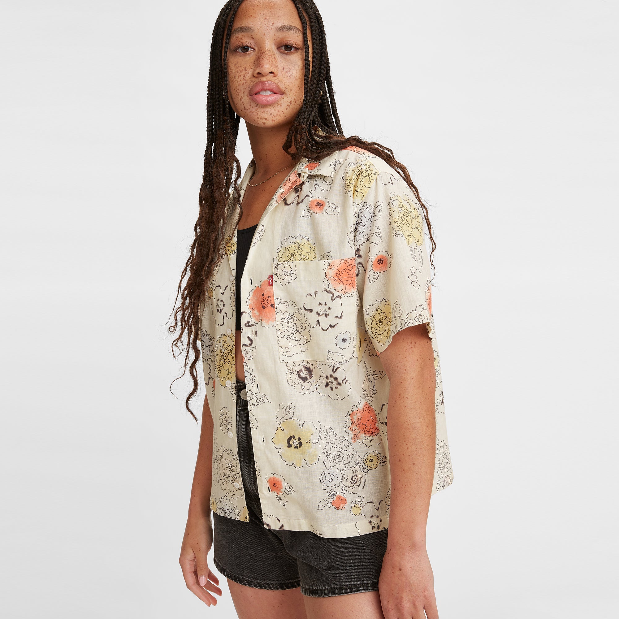 Levi's? Women's Emmy Camp Collar Shirt - 图片 3