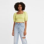 Levi's? Women's Rey Smocked Short Sleeve Blouse