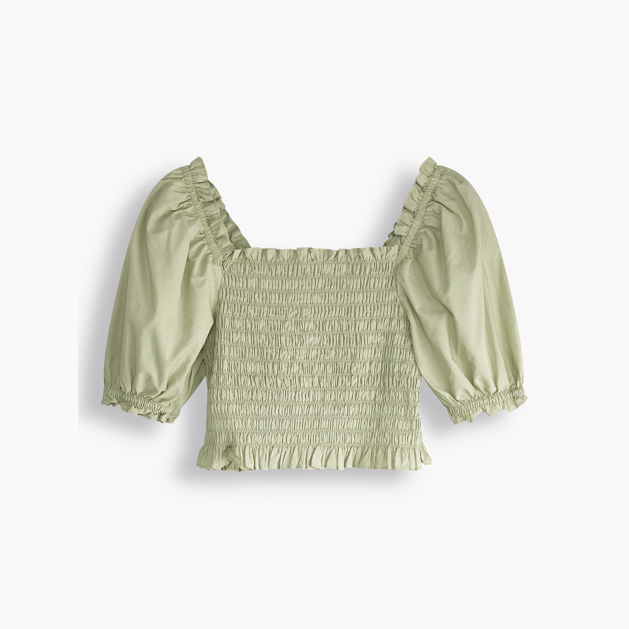 Levi's? Women's Rey Smocked Short Sleeve Blouse - 图片 8