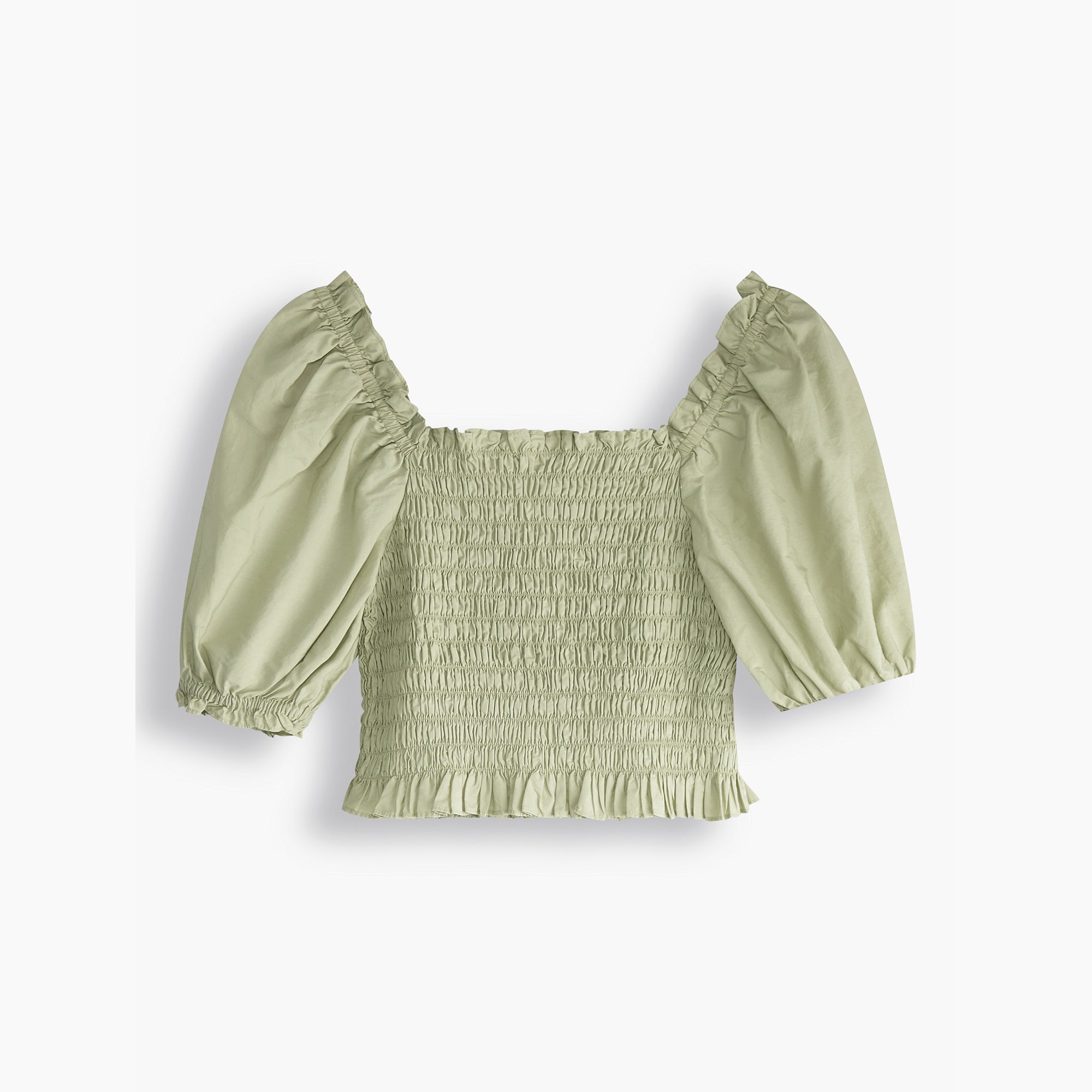 Levi's? Women's Rey Smocked Short Sleeve Blouse - 图片 9