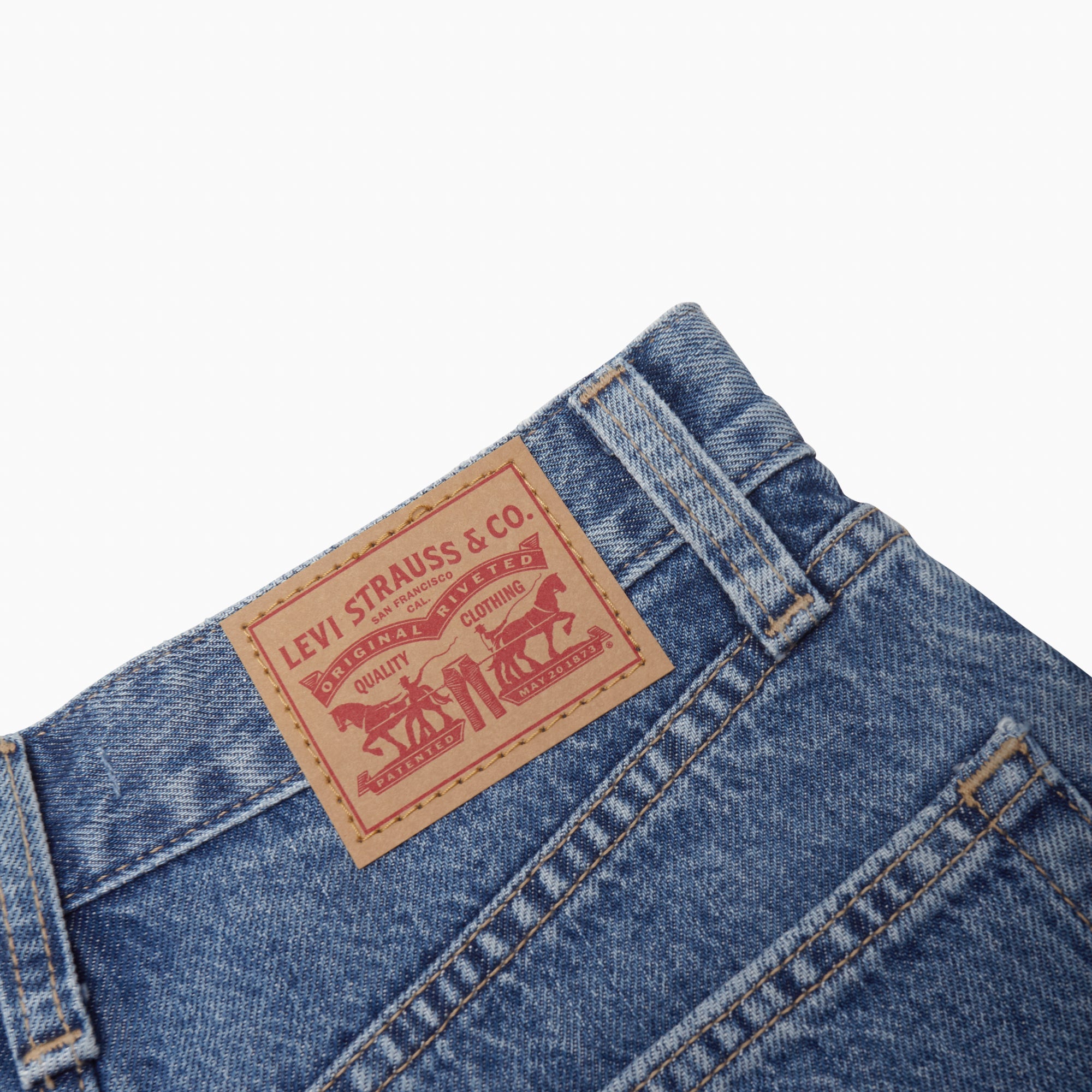 Levi's® Women's High-Waisted Mom Shorts - 图片 8