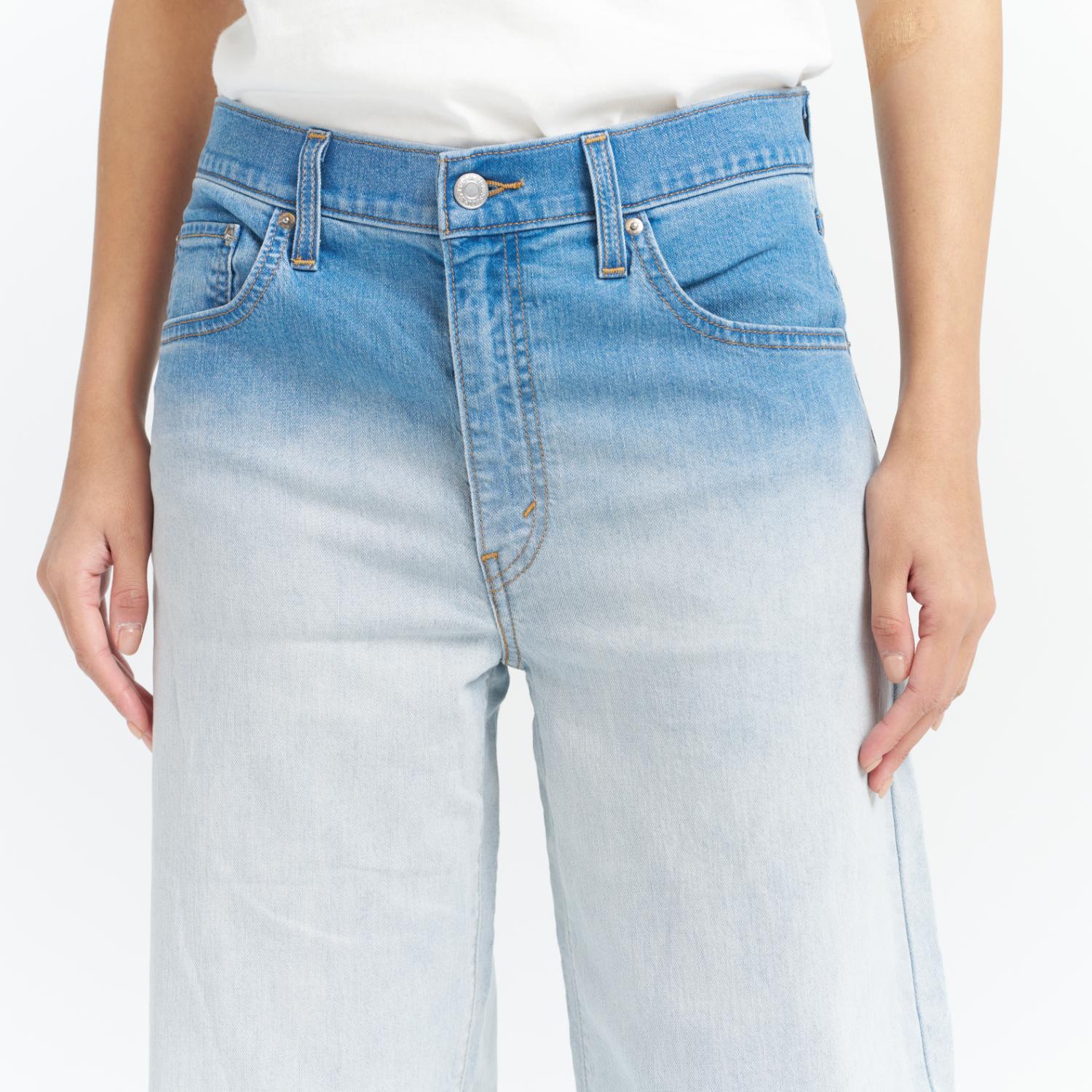 Levi's® Women's Performance Cool Mid-Rise Baggy Dad Relaxed Straight Jeans - 图片 6