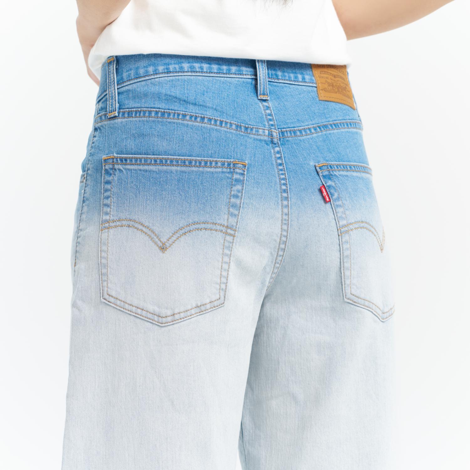 Levi's® Women's Performance Cool Mid-Rise Baggy Dad Relaxed Straight Jeans - 图片 7
