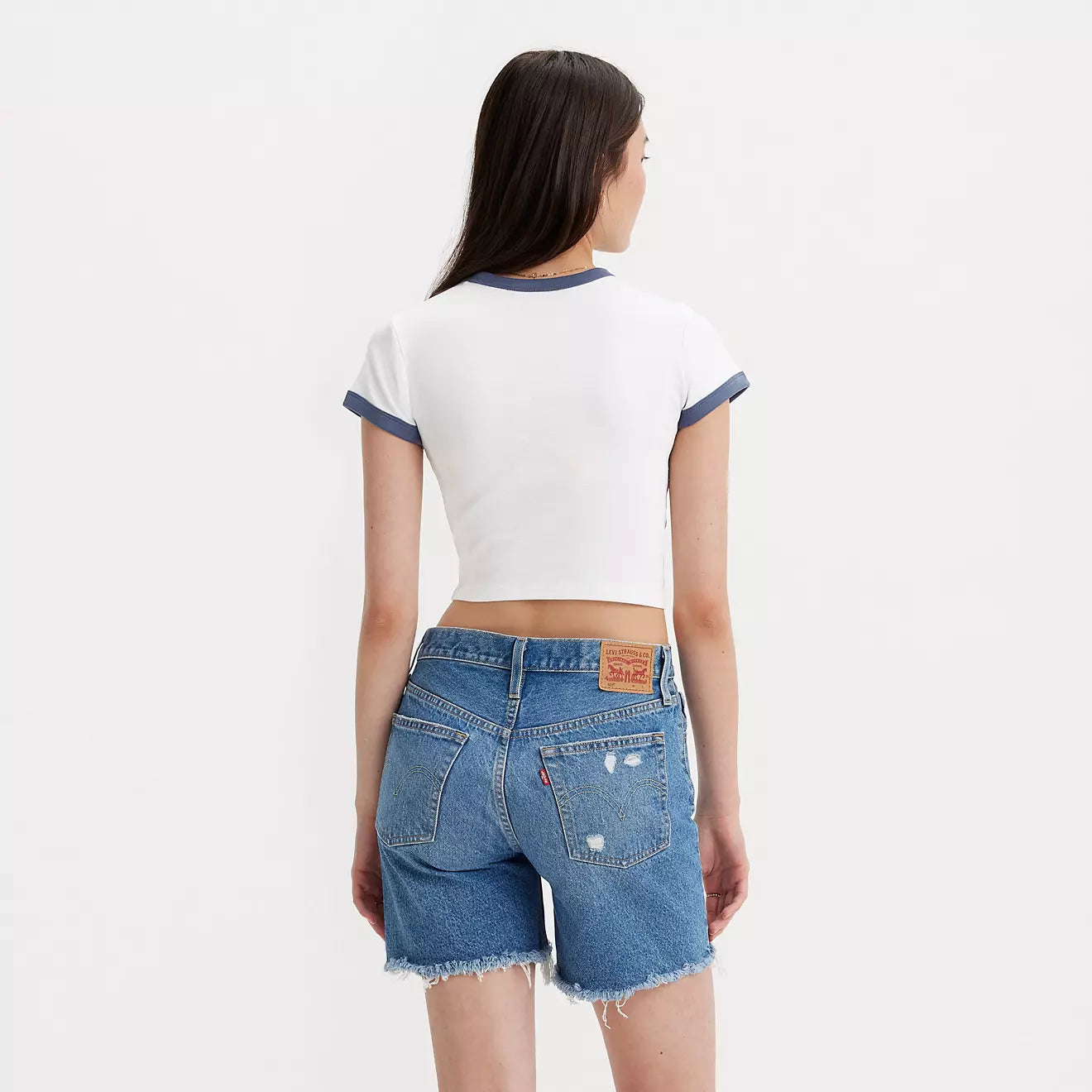 Levi's? Women's Graphic Ringer Mini T-Shirt - 图片 2