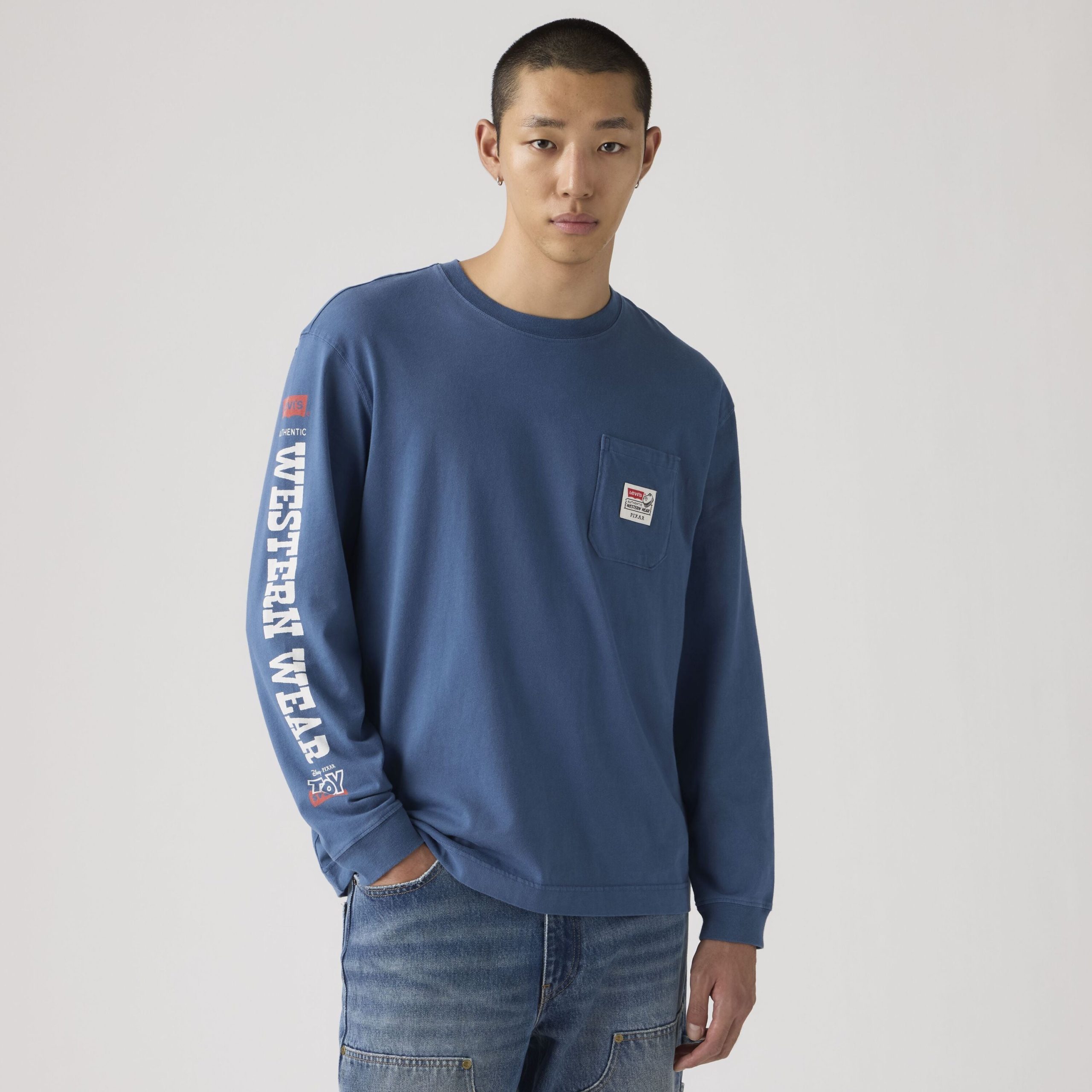 Levi's® x Toy Story Men's Long-Sleeve Pocket Tee - 图片 5