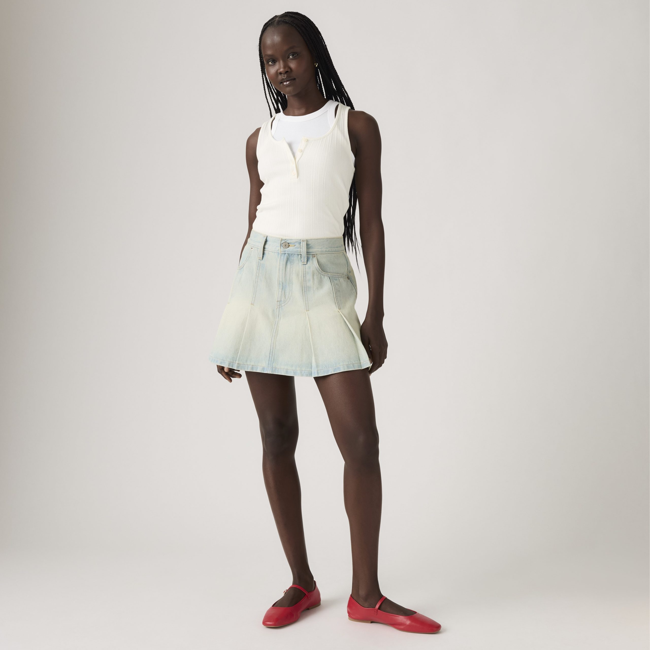 Levi's? Women's Pleated Mini Skirt - 图片 3