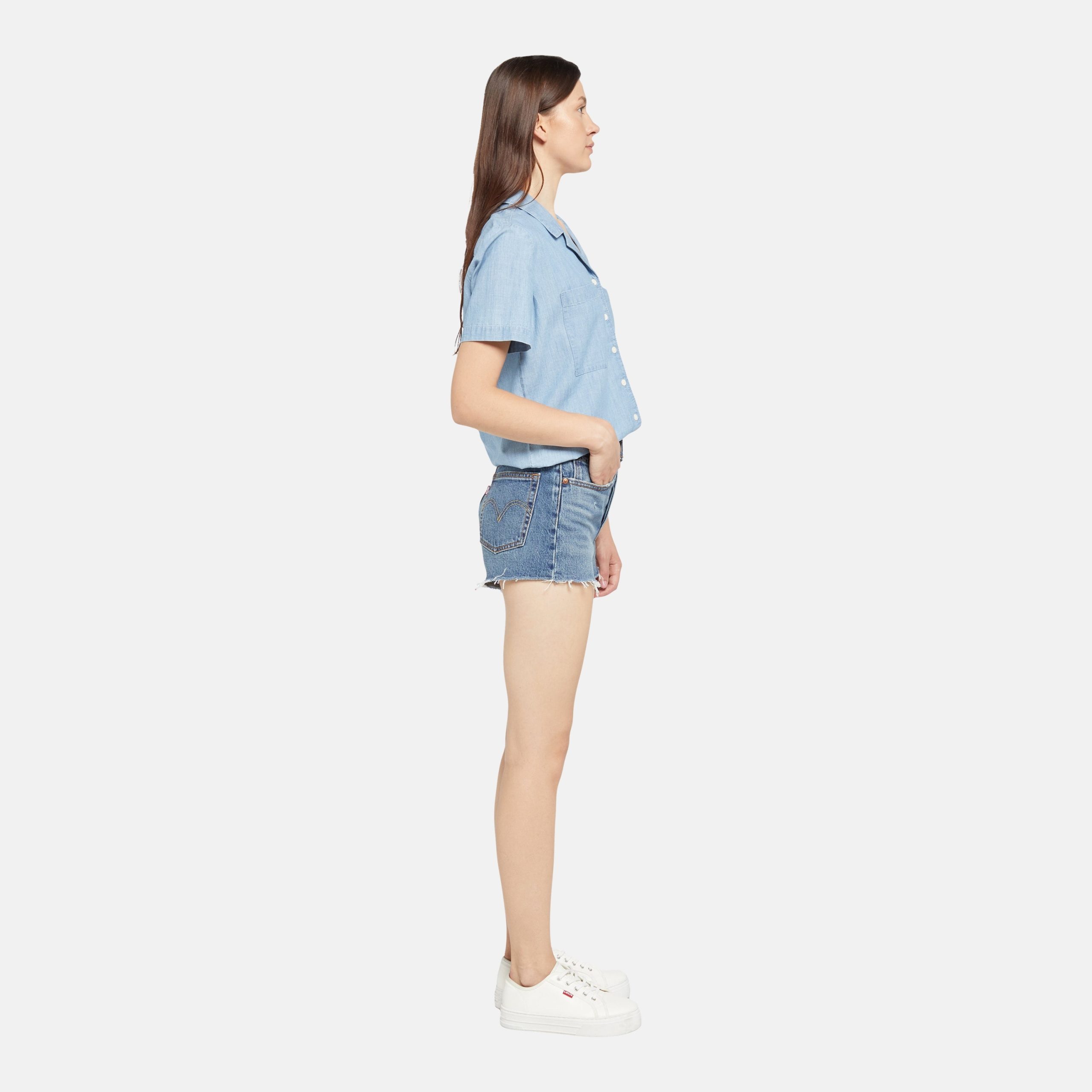 Levi's® Women's 501® Original High-Rise Jean Shorts - 图片 3