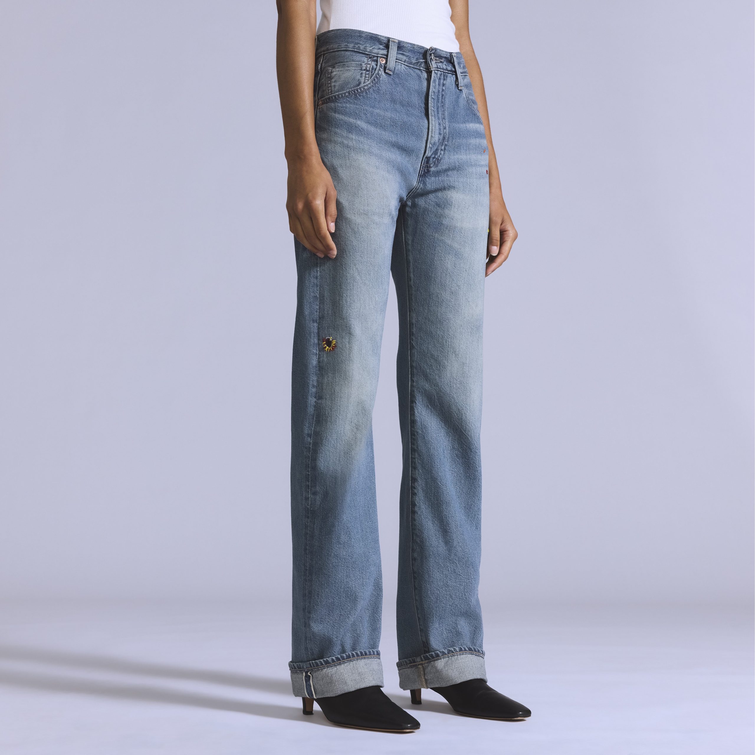 Levi's® Blue Tab™ Womens Plank Straight Jeans - 图片 2