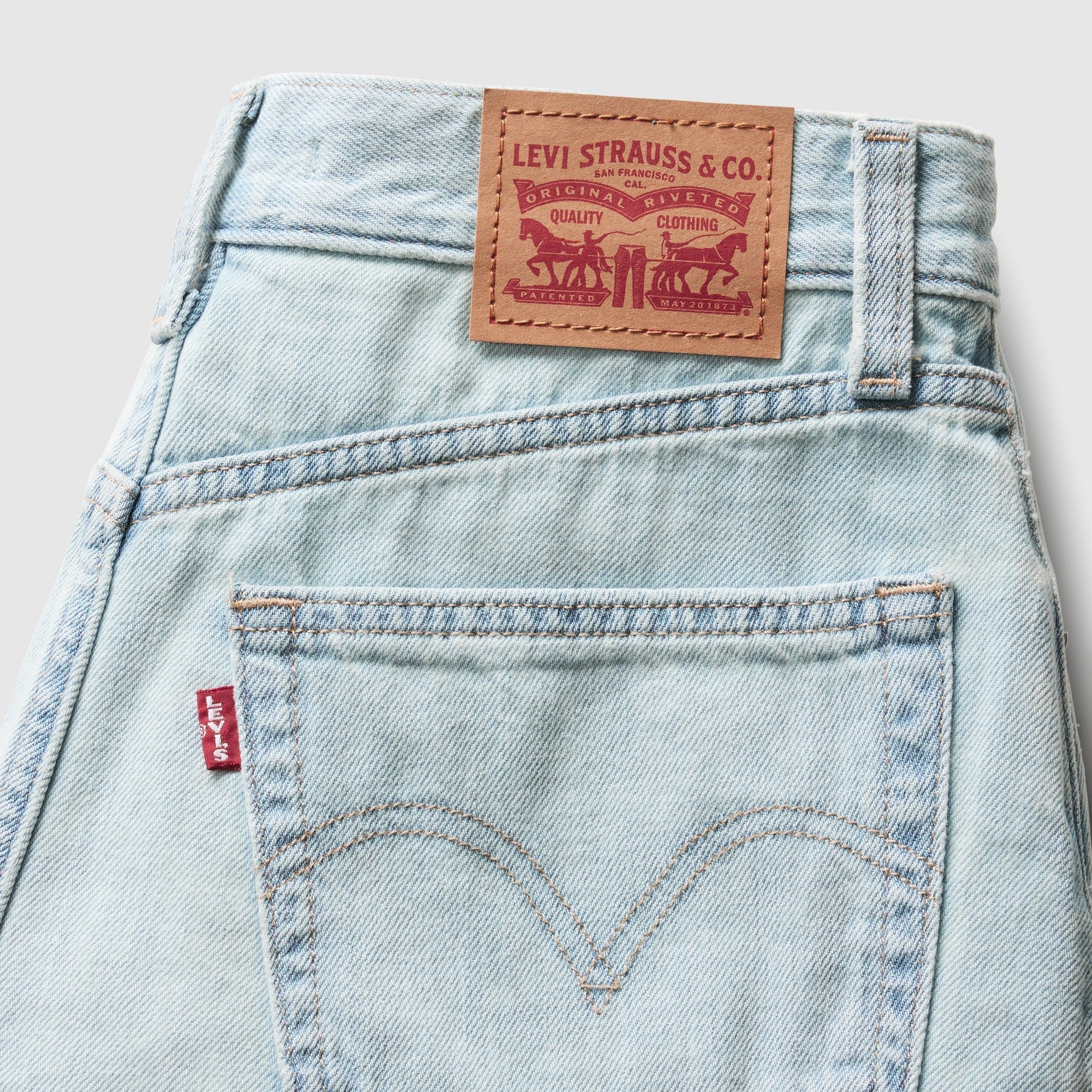Levi's® Women's High-Rise Baggy Shorts - 图片 8
