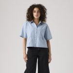 Levi's® Women's Harlie Short-Sleeve Cropped Shirt