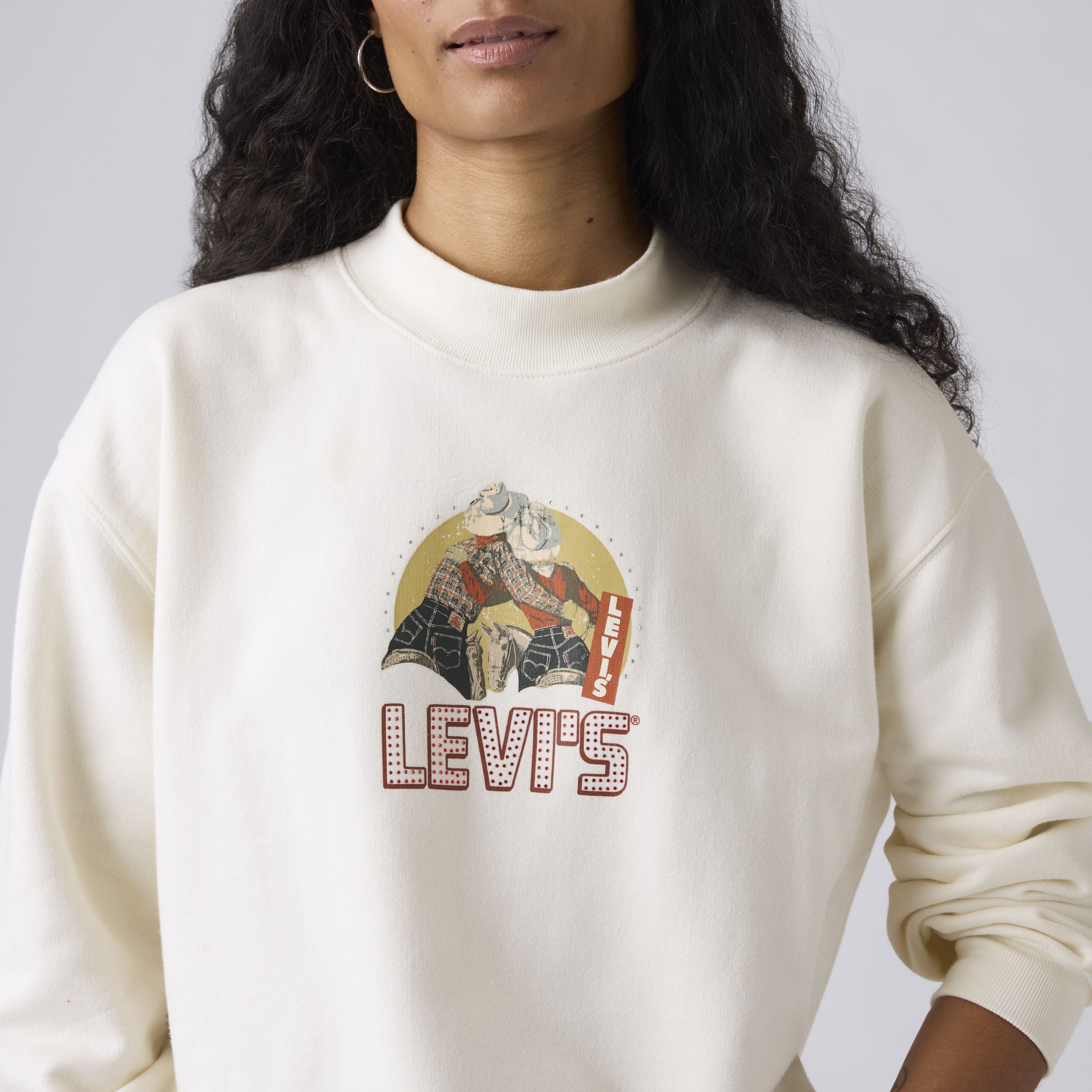 Levi's® Women's Graphic Collins Mockneck Sweatshirt - 图片 2