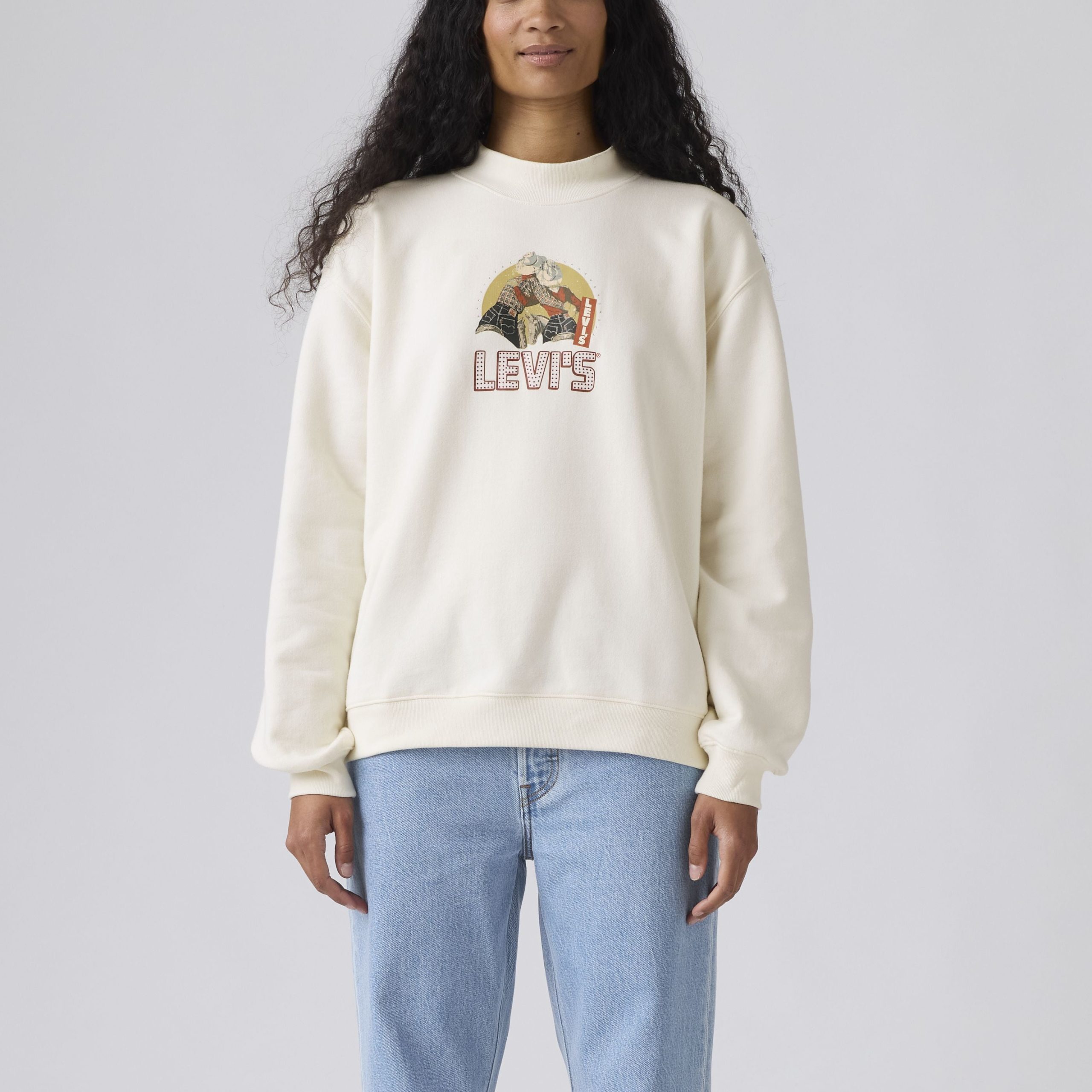 Levi's® Women's Graphic Collins Mockneck Sweatshirt - 图片 4