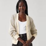 Levi's® SNOWFLAKE CARDIGAN BUTTER CREAM STRIPES