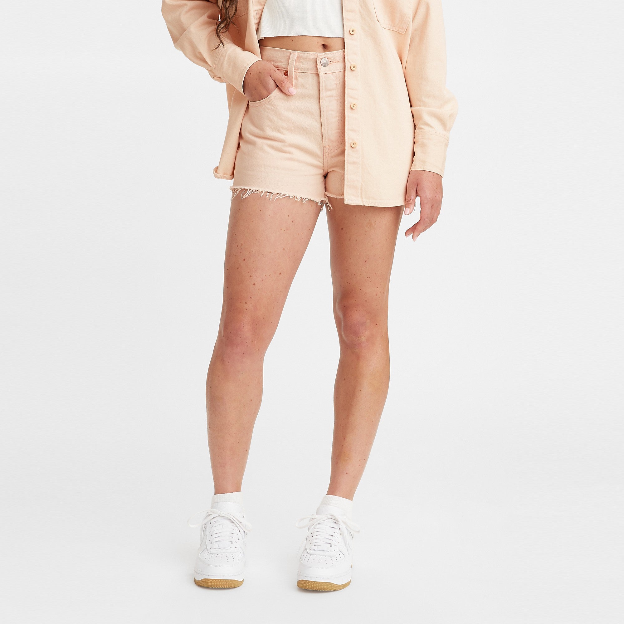 Levi's® Fresh® Women's 501® Original High-Rise Jean Shorts - 图片 4