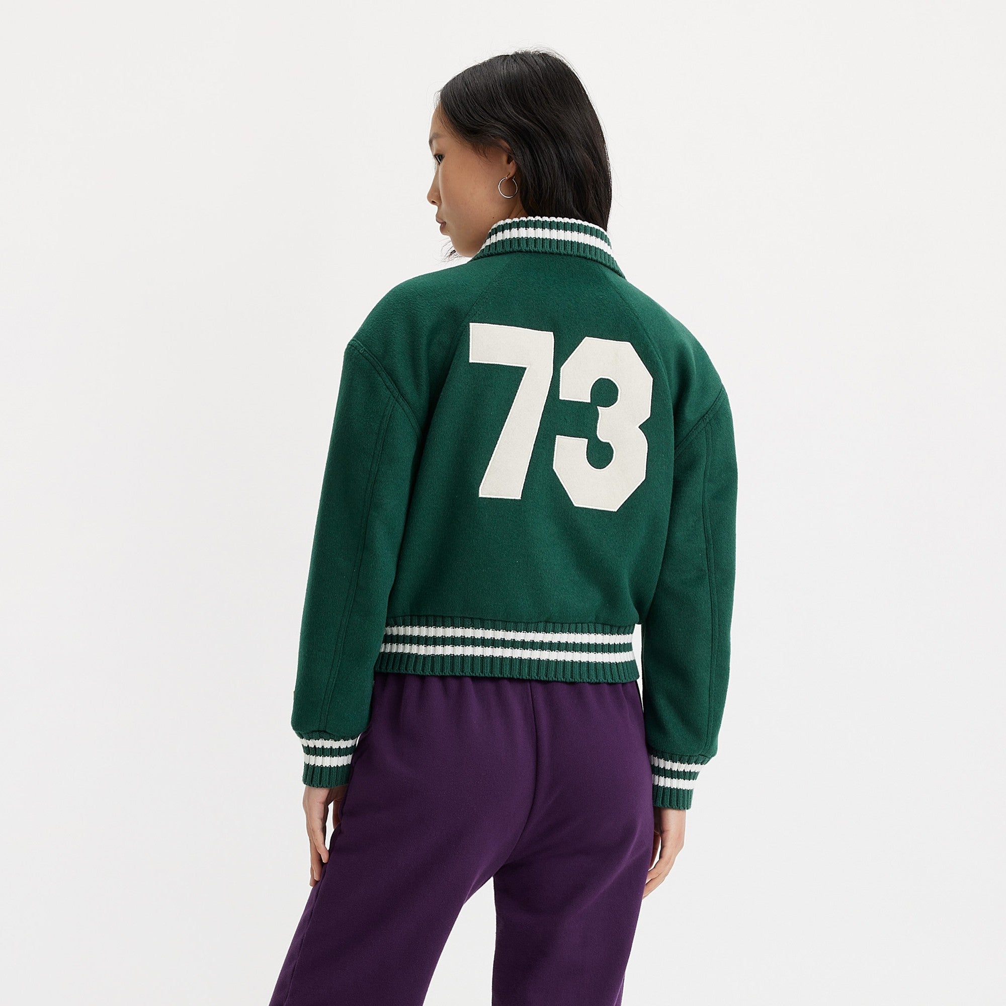 Levi's? Gold Tab? Women's Shrunken Varsity Jacket - 图片 2