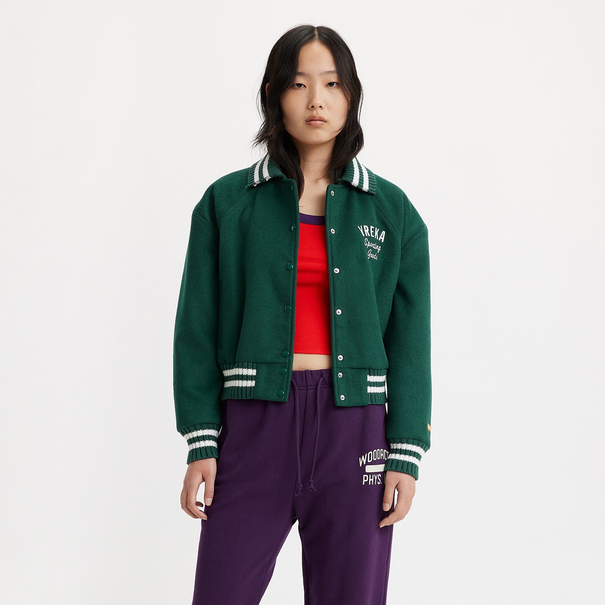 Levi's? Gold Tab? Women's Shrunken Varsity Jacket - 图片 3