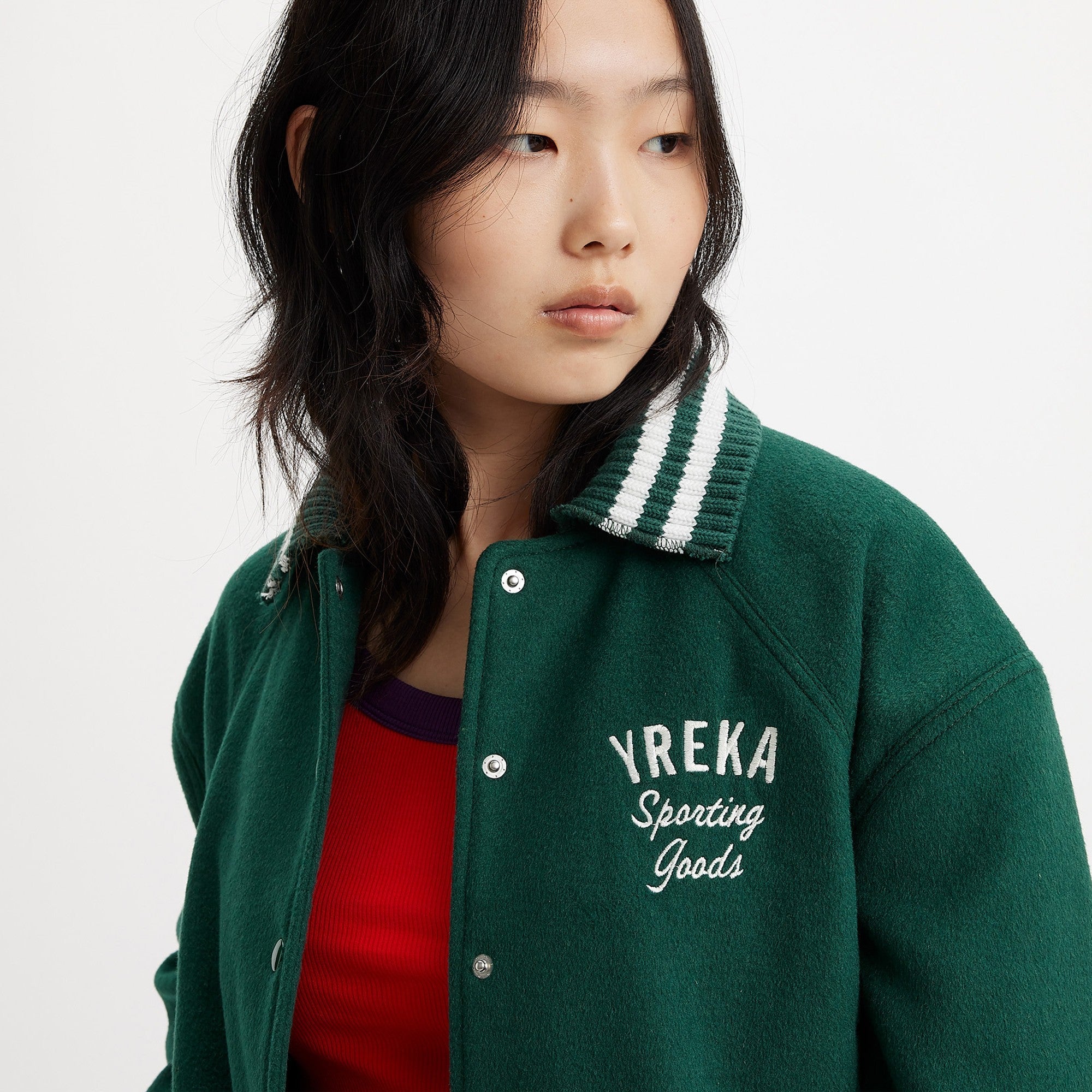 Levi's? Gold Tab? Women's Shrunken Varsity Jacket - 图片 4