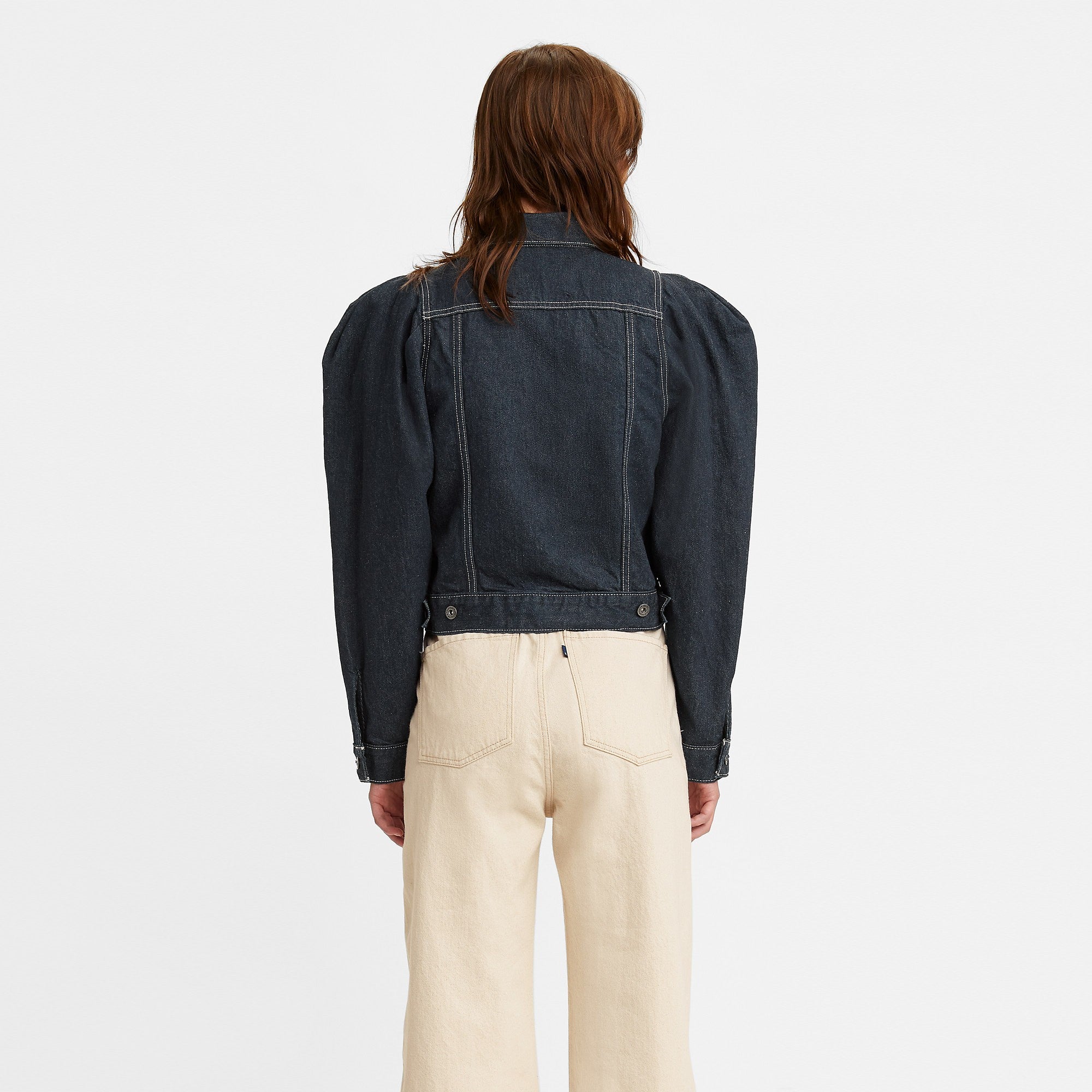 Levi's? Made & Crafted? Women's Angel Sleeve Trucker Jacket - 图片 2