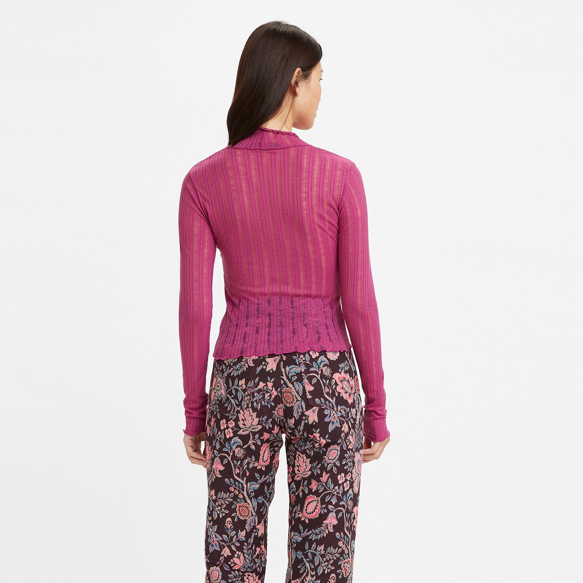 Levi's? Made & Crafted? Women's Mock Neck Long Sleeve - 图片 3