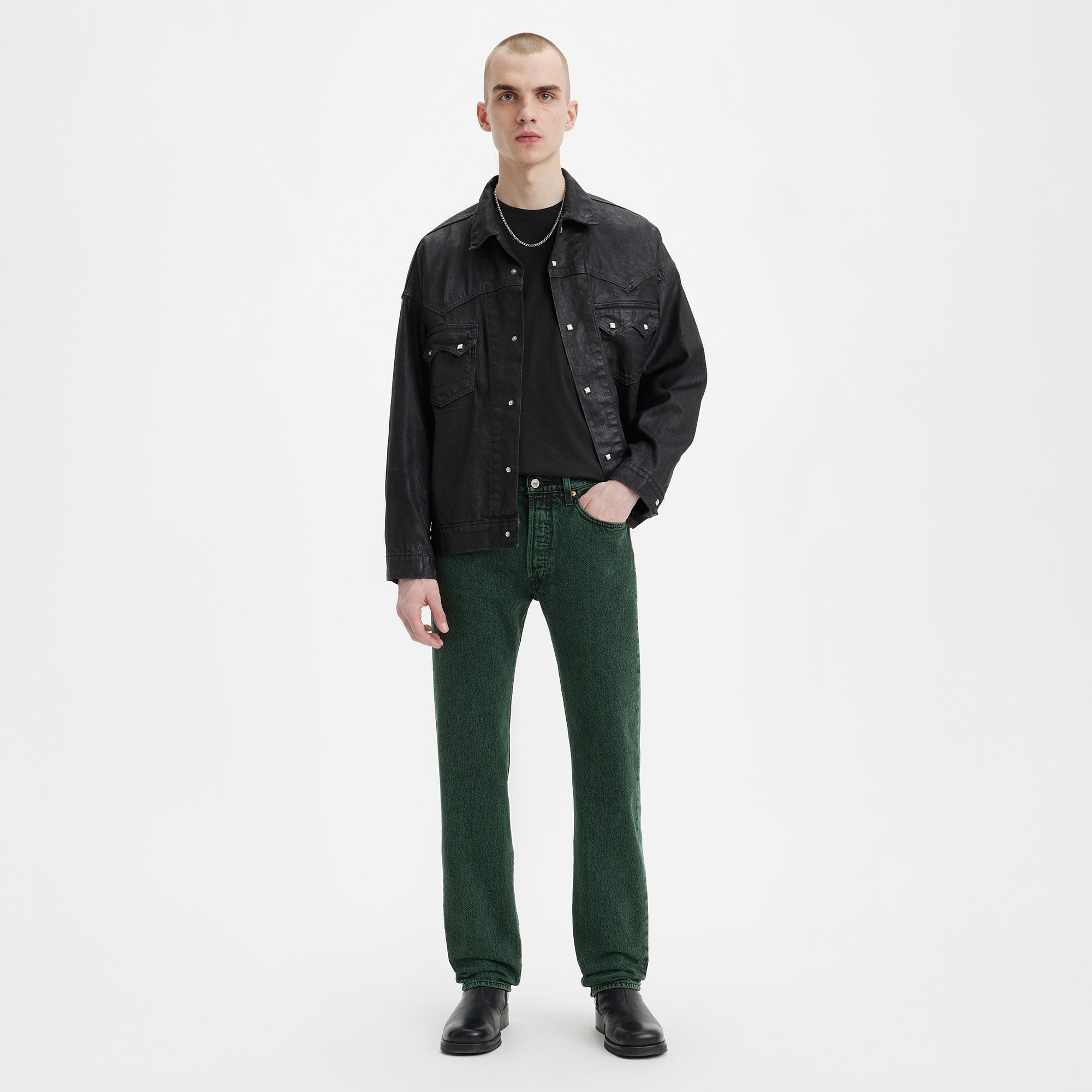 Levi's® Men's 501® Original Transitional Cotton Jeans - 图片 5