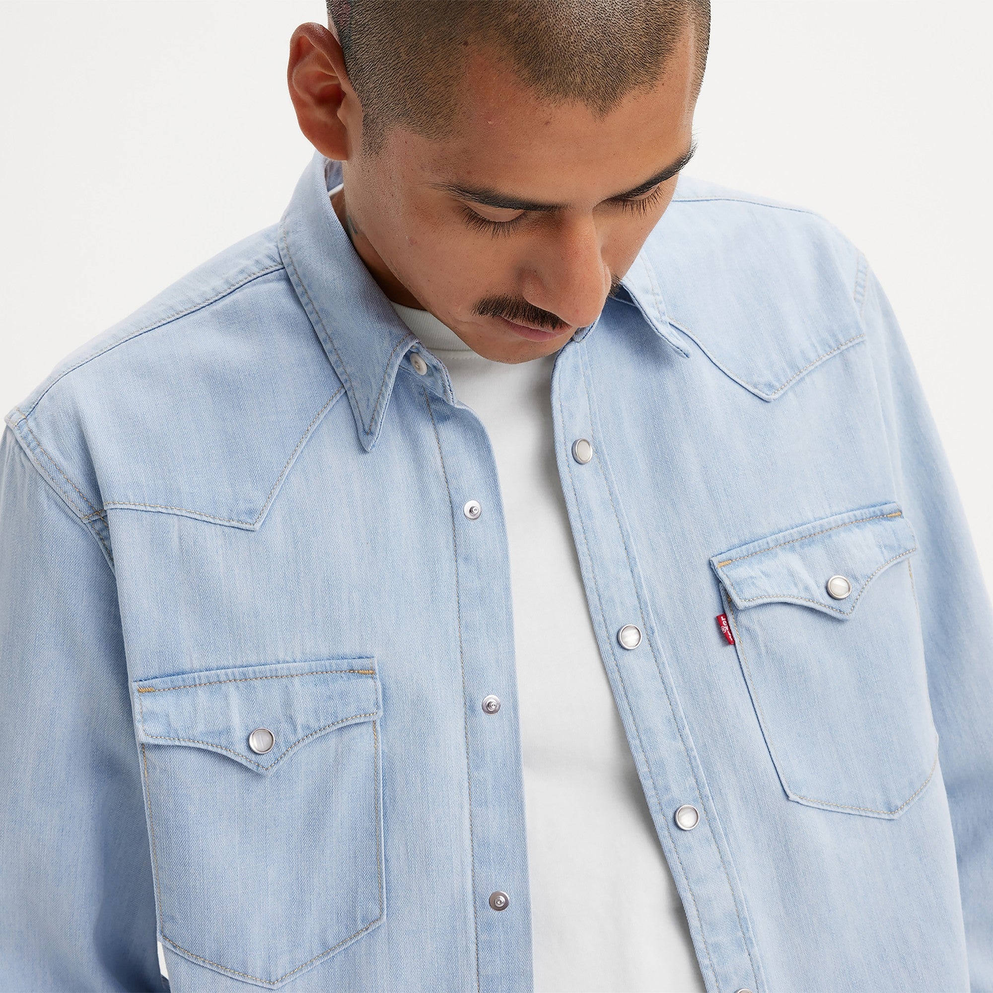 Levi's® Men's Barstow Standard Fit Western Shirt - 图片 4