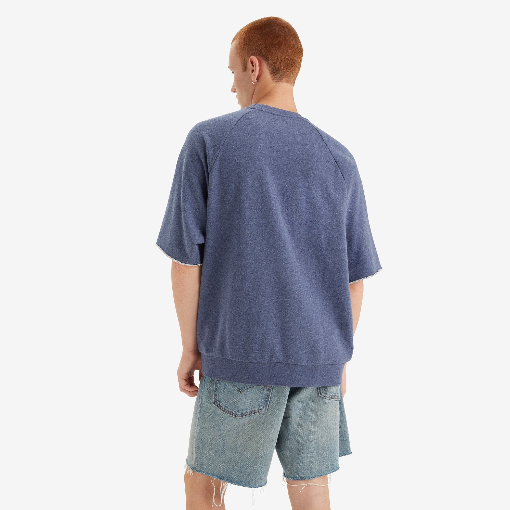 Levi's? Men's Cut-Off Raglan Crewneck Sweatshirt - 图片 2