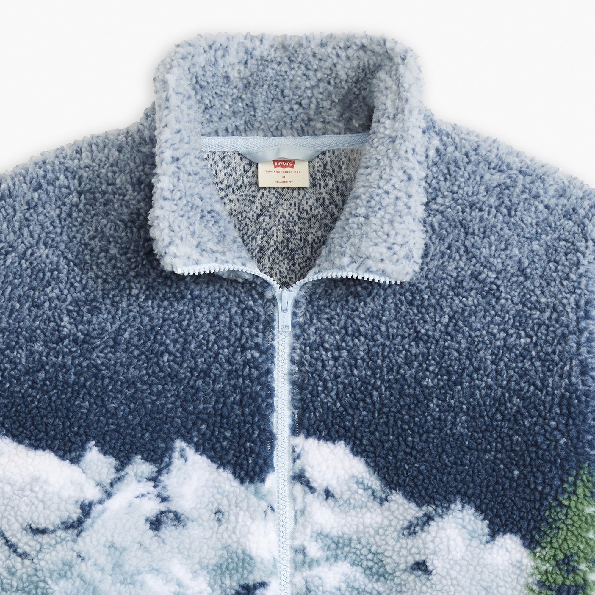 Levi's? Men's Jacquard Sherpa Full Zip Sweater - 图片 6