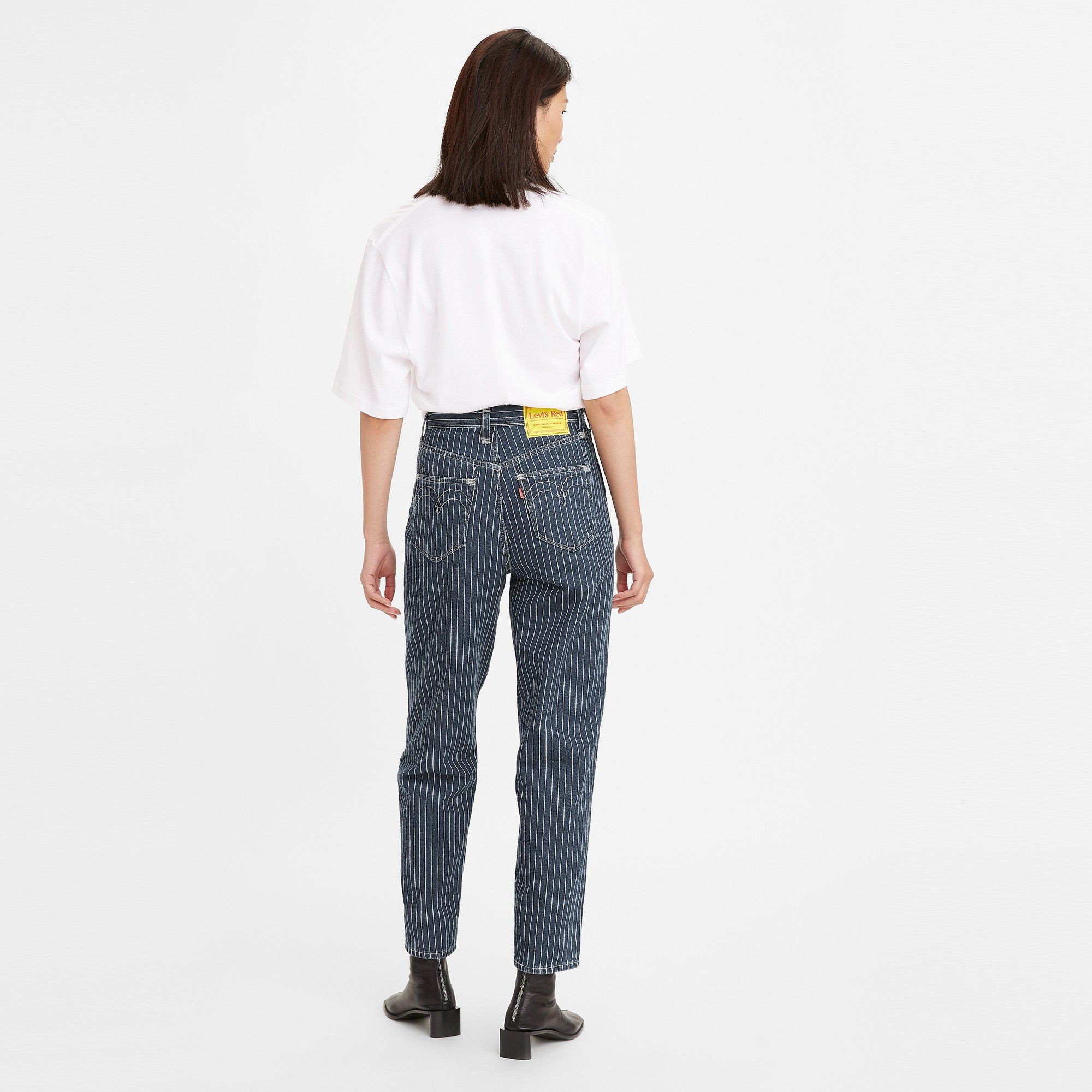 Levi's® Red Women's High Loose Tapered Jeans - 图片 2