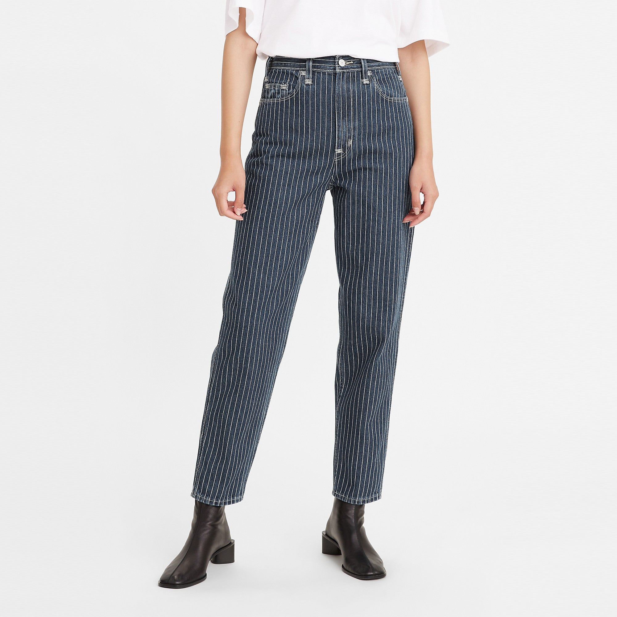 Levi's® Red Women's High Loose Tapered Jeans - 图片 4