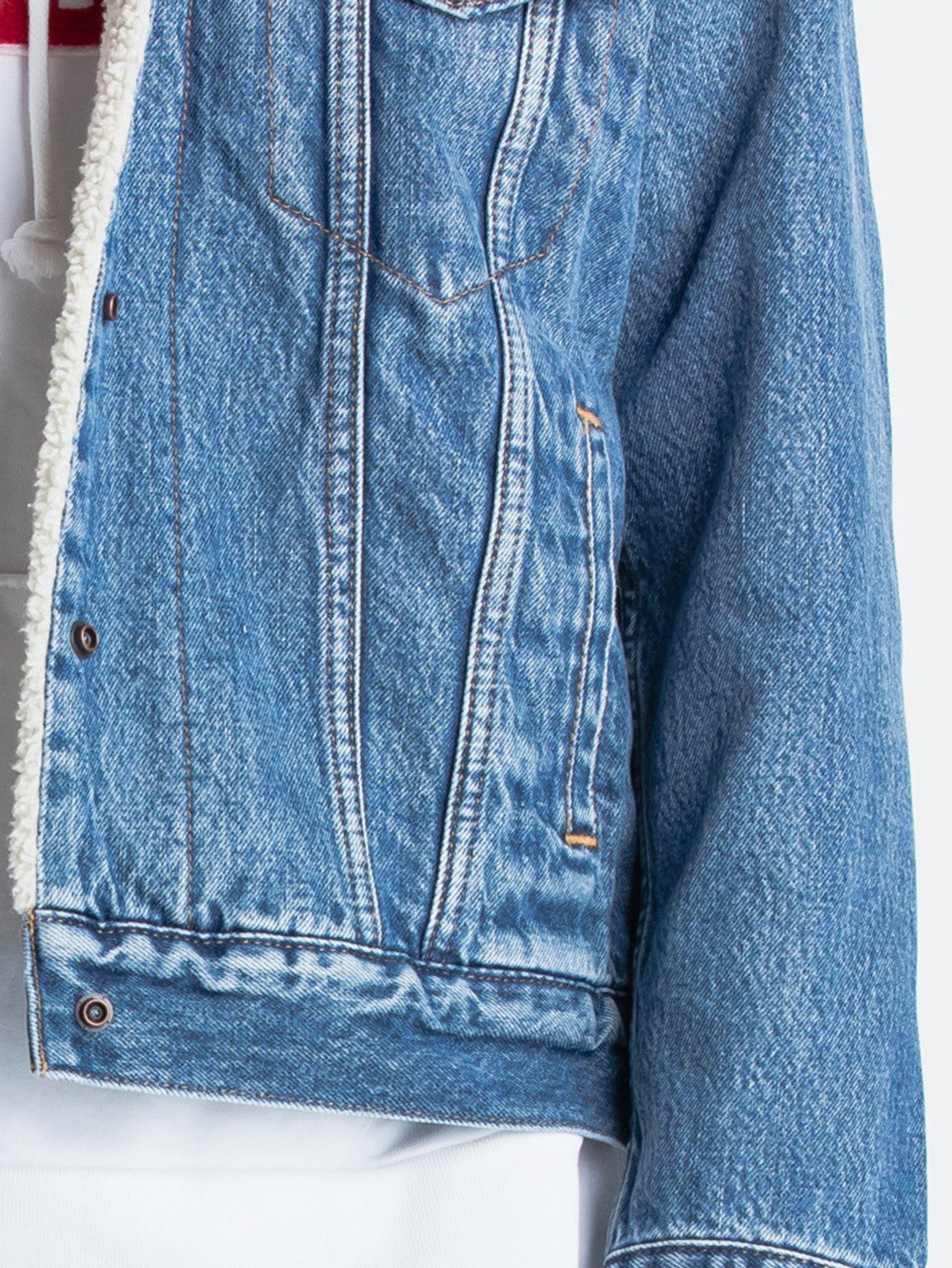 Levi's? Women's Sherpa Ex-Boyfriend Trucker Jacket - 图片 6