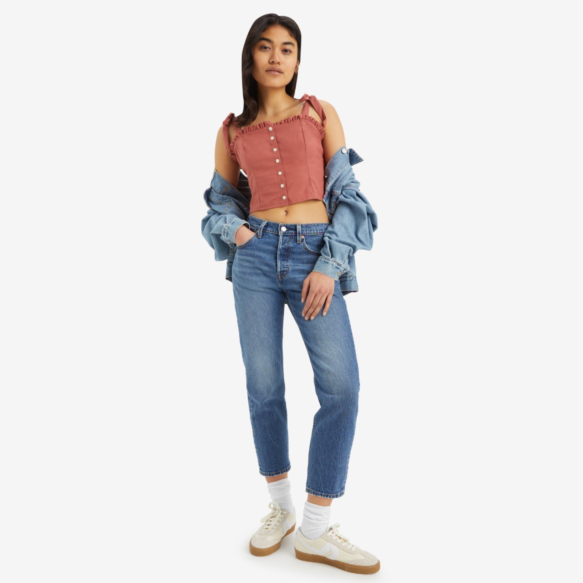 Levi's® Women's 501® Original Cropped Jeans - 图片 2