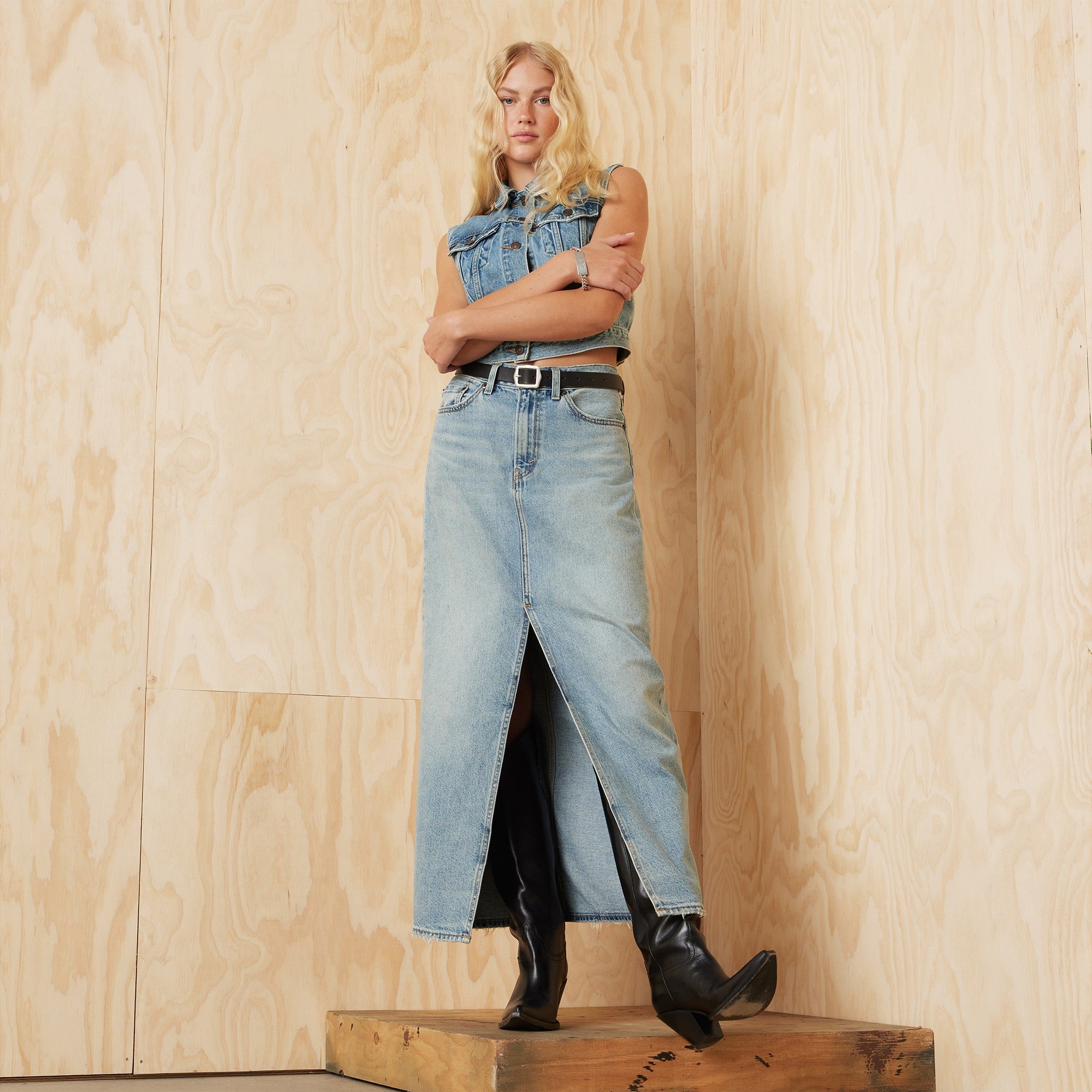 Levi's? Women's Ankle Column Skirt - 图片 6