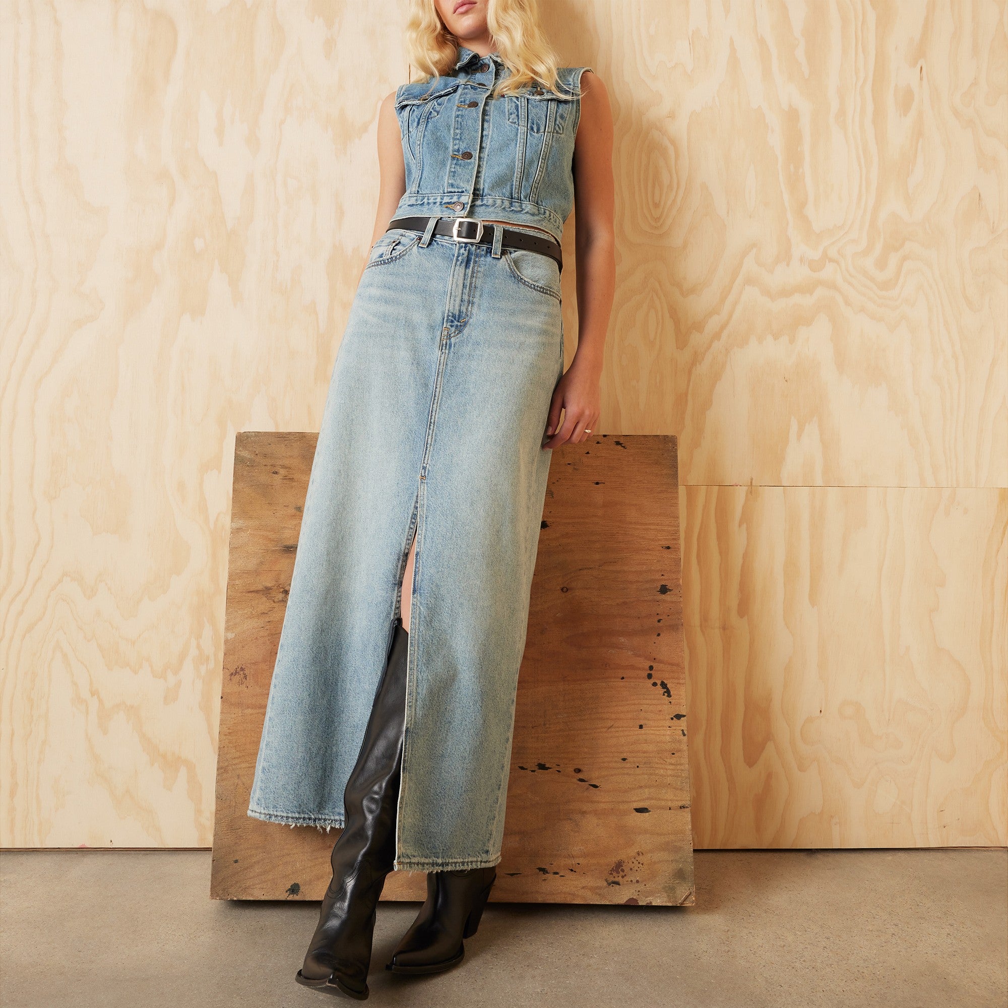 Levi's? Women's Ankle Column Skirt - 图片 5