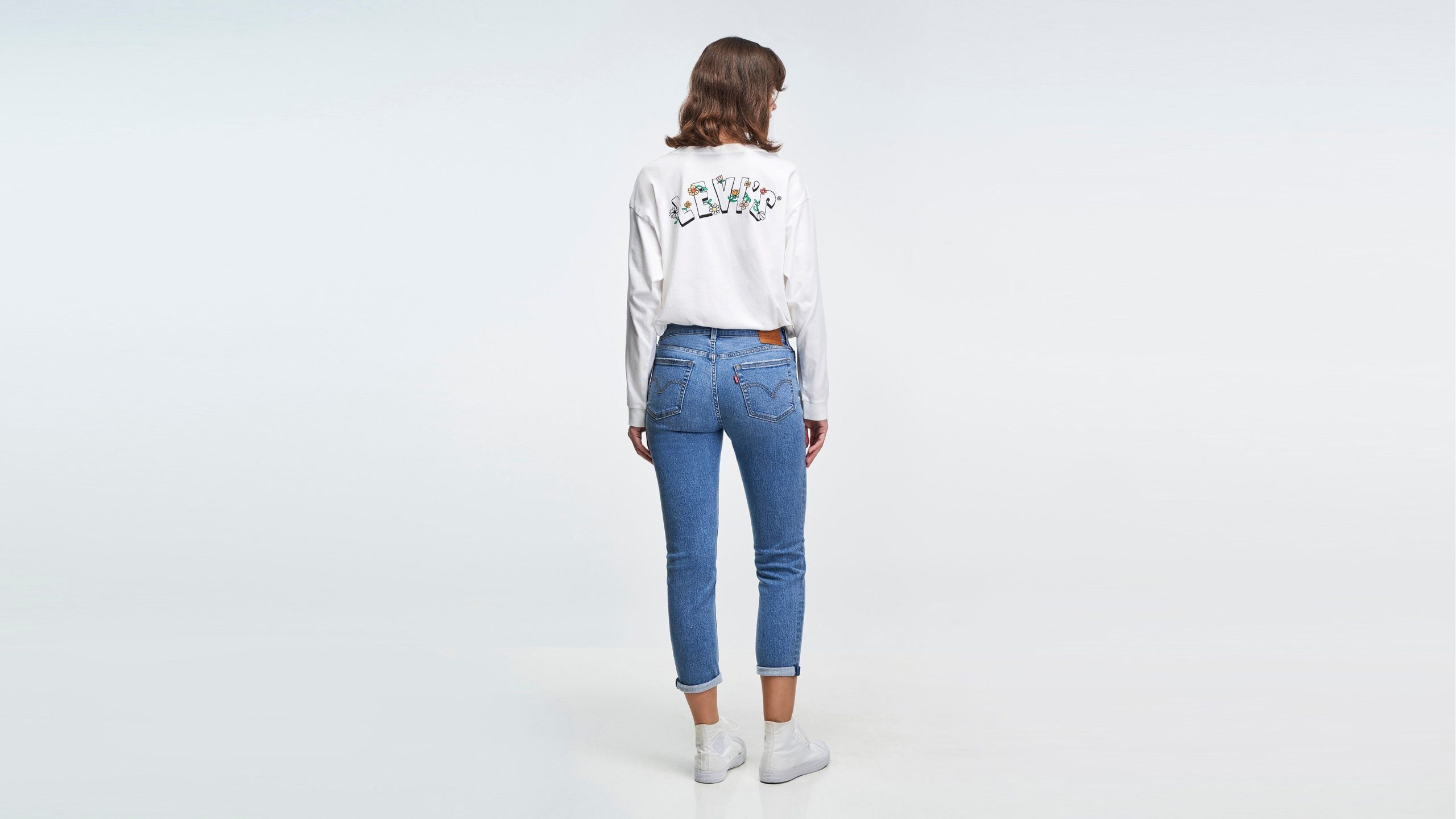 Levi's® Women's Boyfriend Mid Rise Jeans - 图片 2