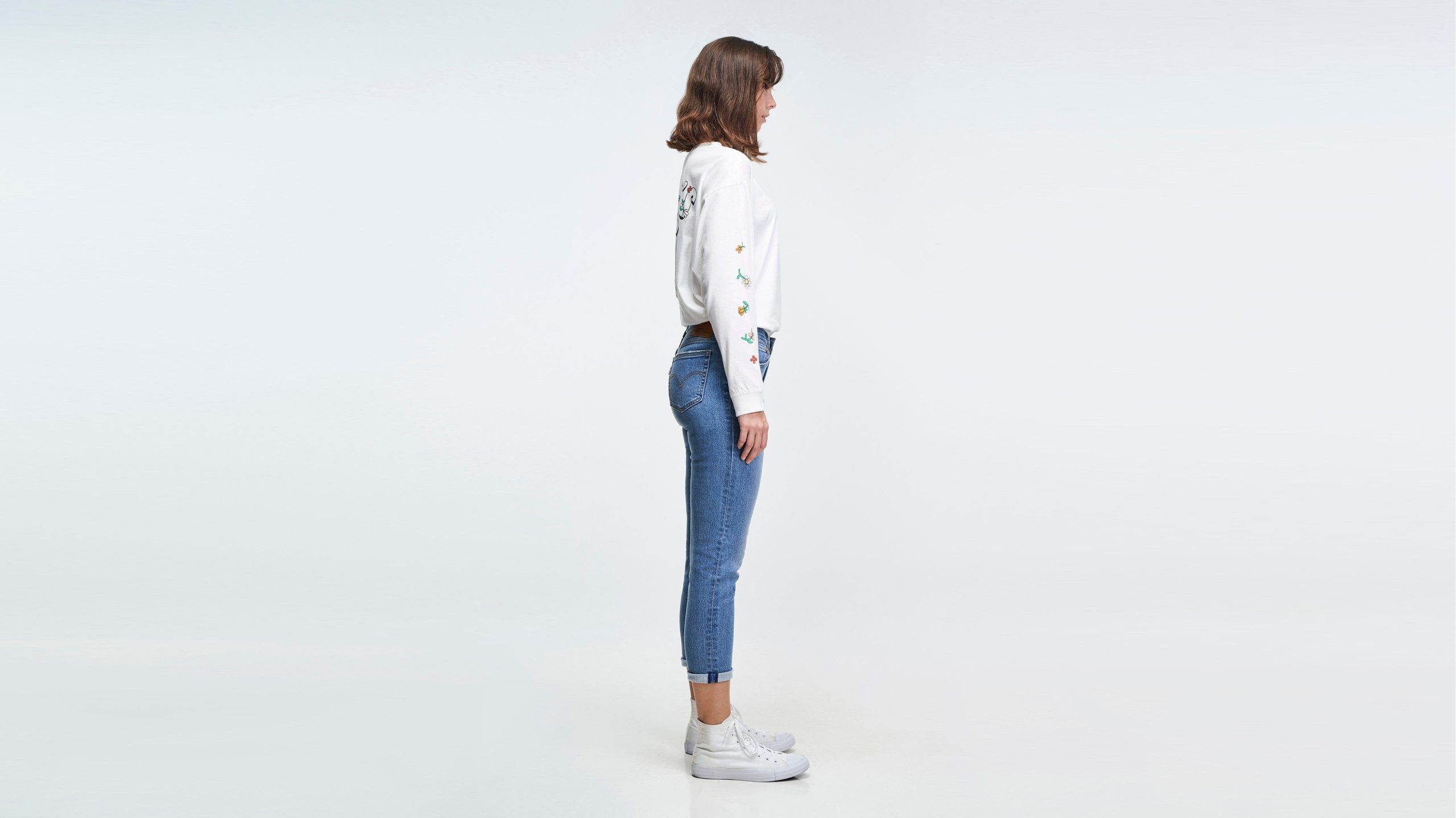 Levi's® Women's Boyfriend Mid Rise Jeans - 图片 3
