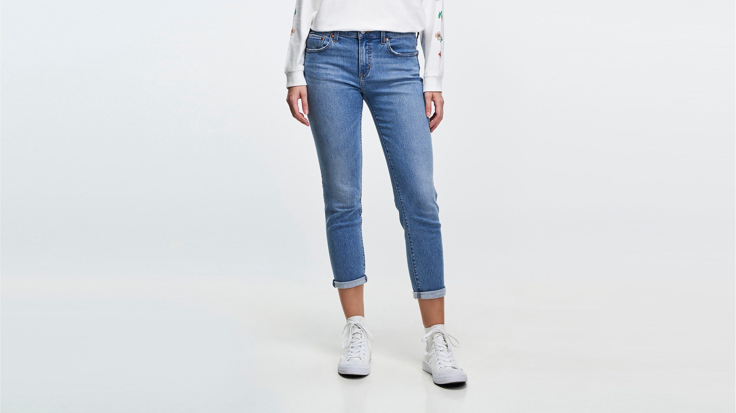 Levi's® Women's Boyfriend Mid Rise Jeans - 图片 4