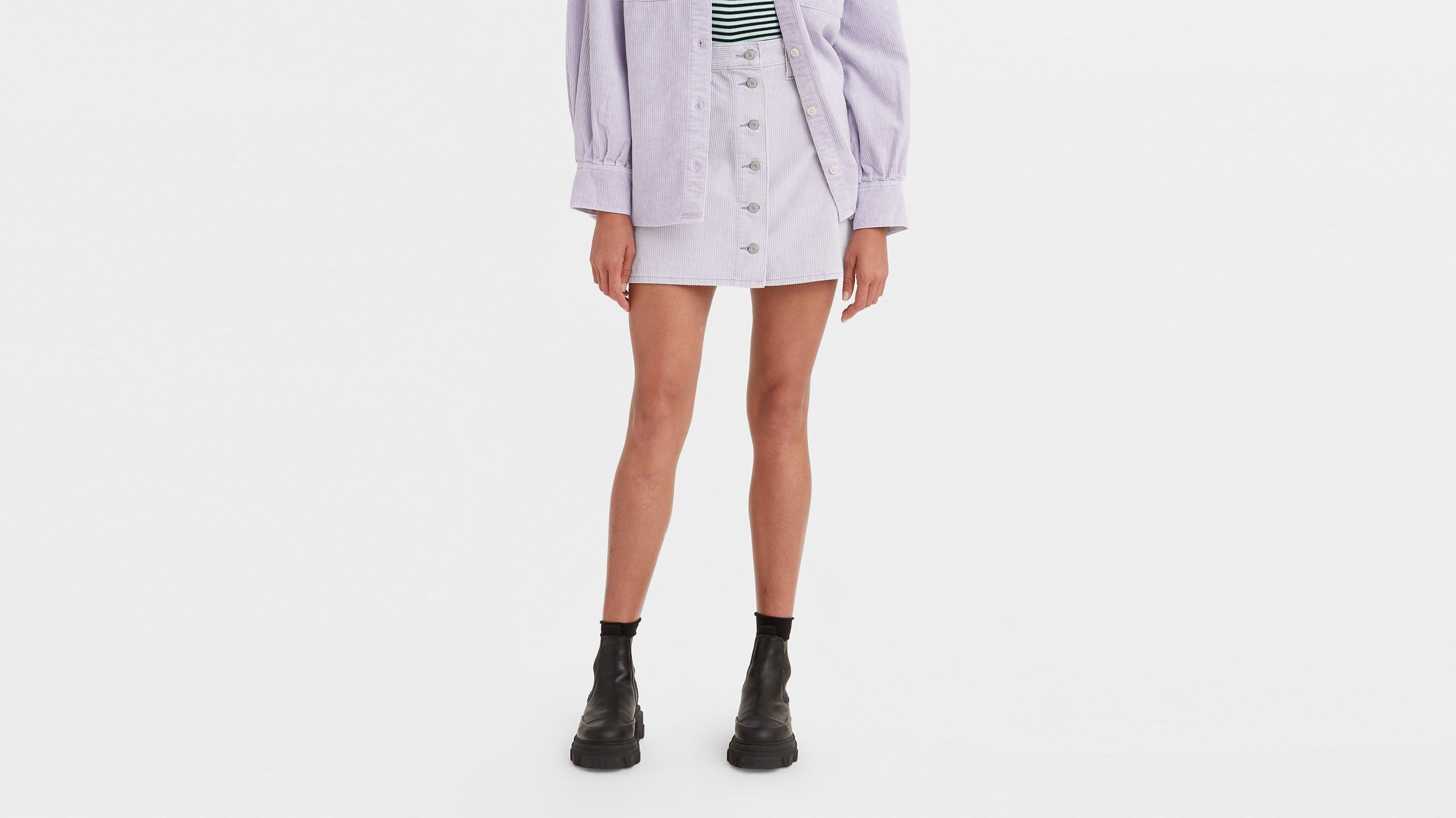 Levi's? Women's Buttonfront Skirt - 图片 4