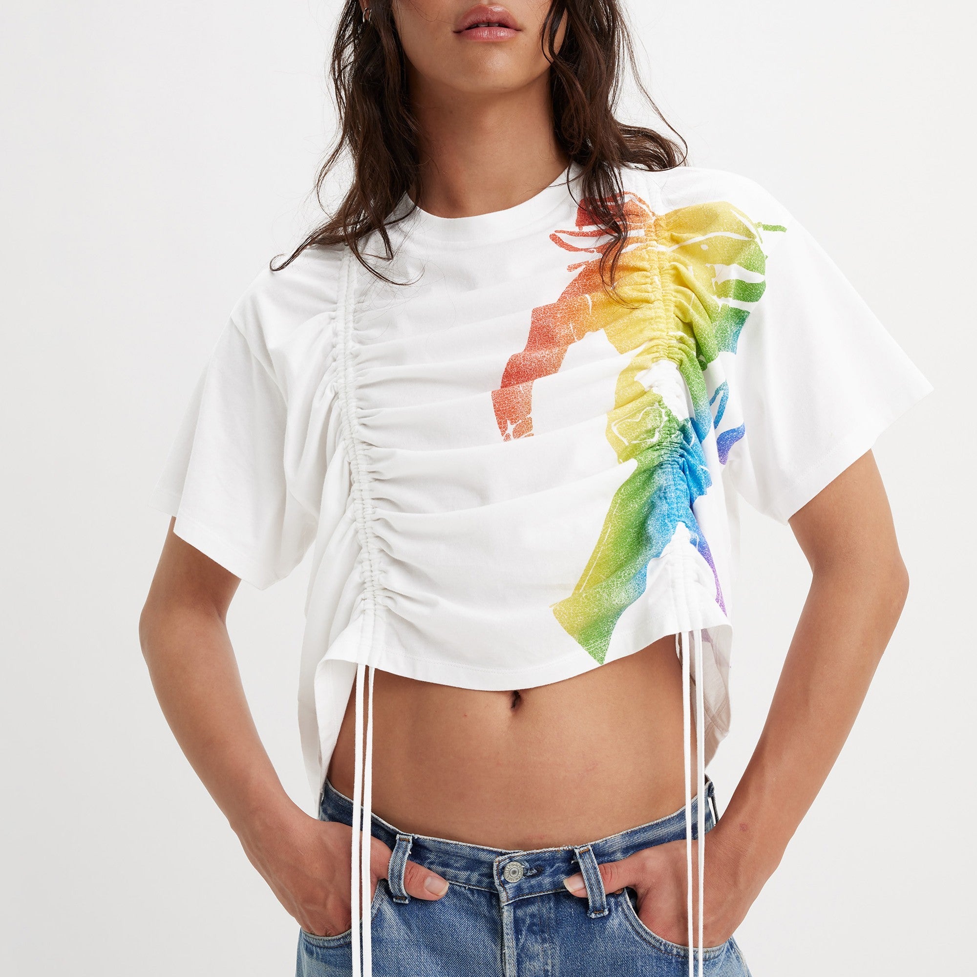 Levi's? Women's Cinched Short Stack T-Shirt - 图片 4