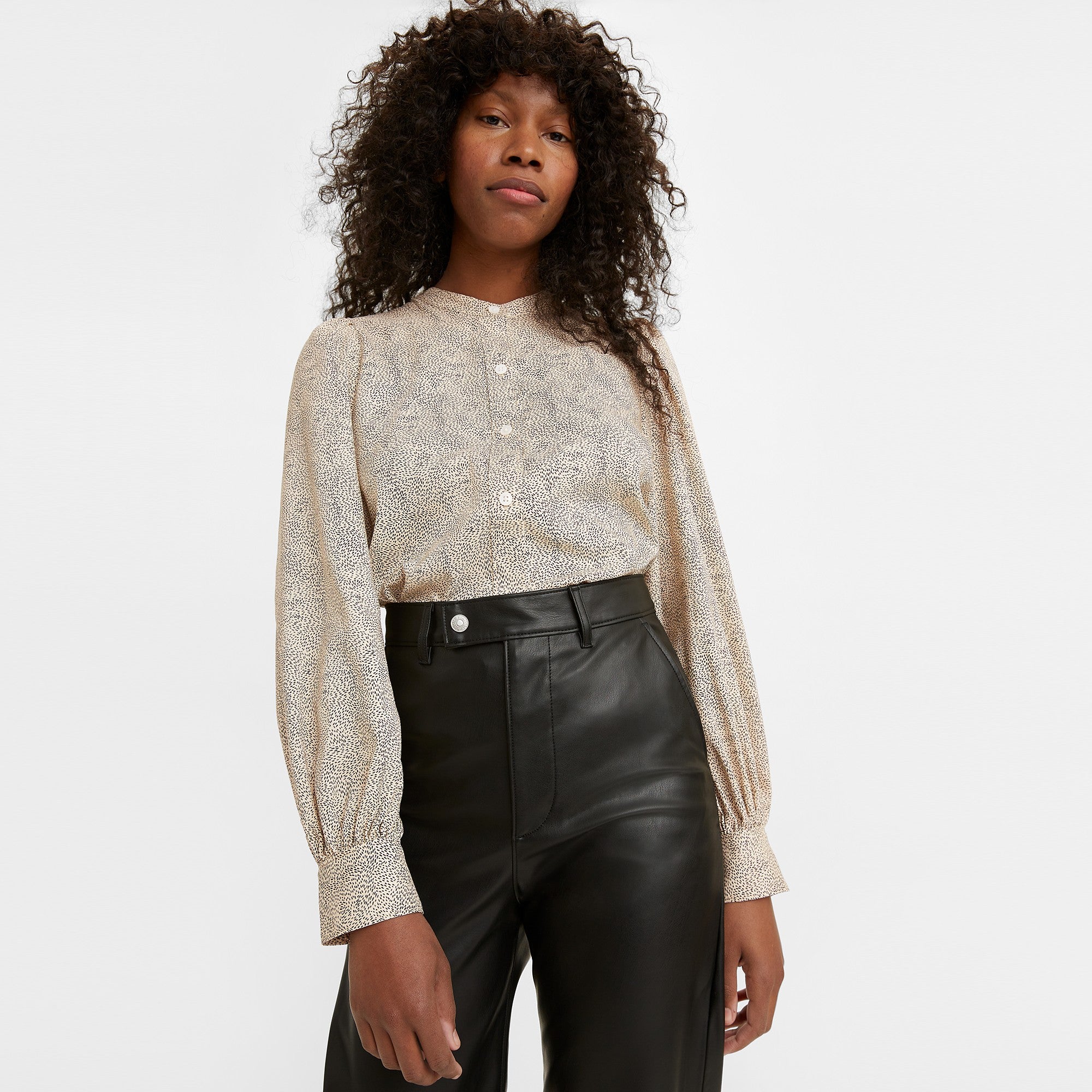 Levi's? Women's Delany Pleated Blouse - 图片 3
