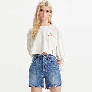 Levi's? Women's Graphic Cropped Football T-Shirt